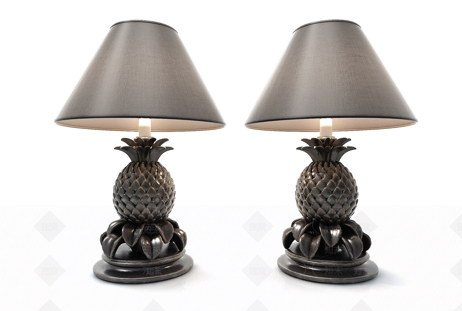 现代风格台灯3D模型下载【ID:1195031744】