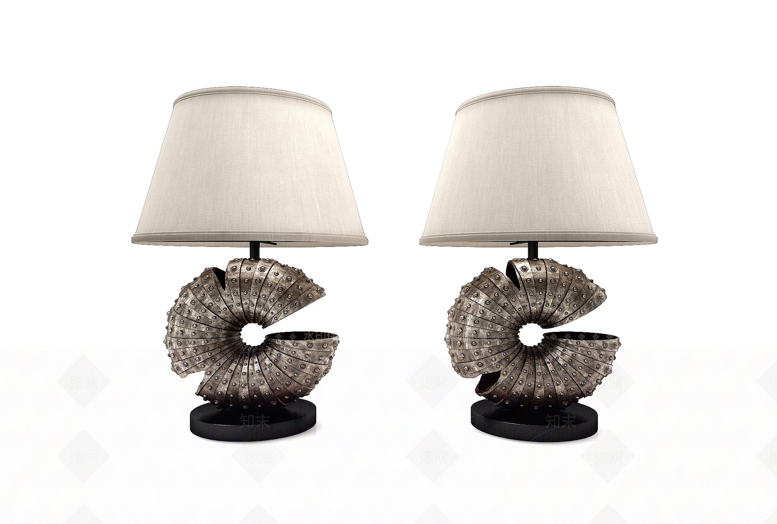 现代风格床头台灯3D模型下载【ID:1195031735】