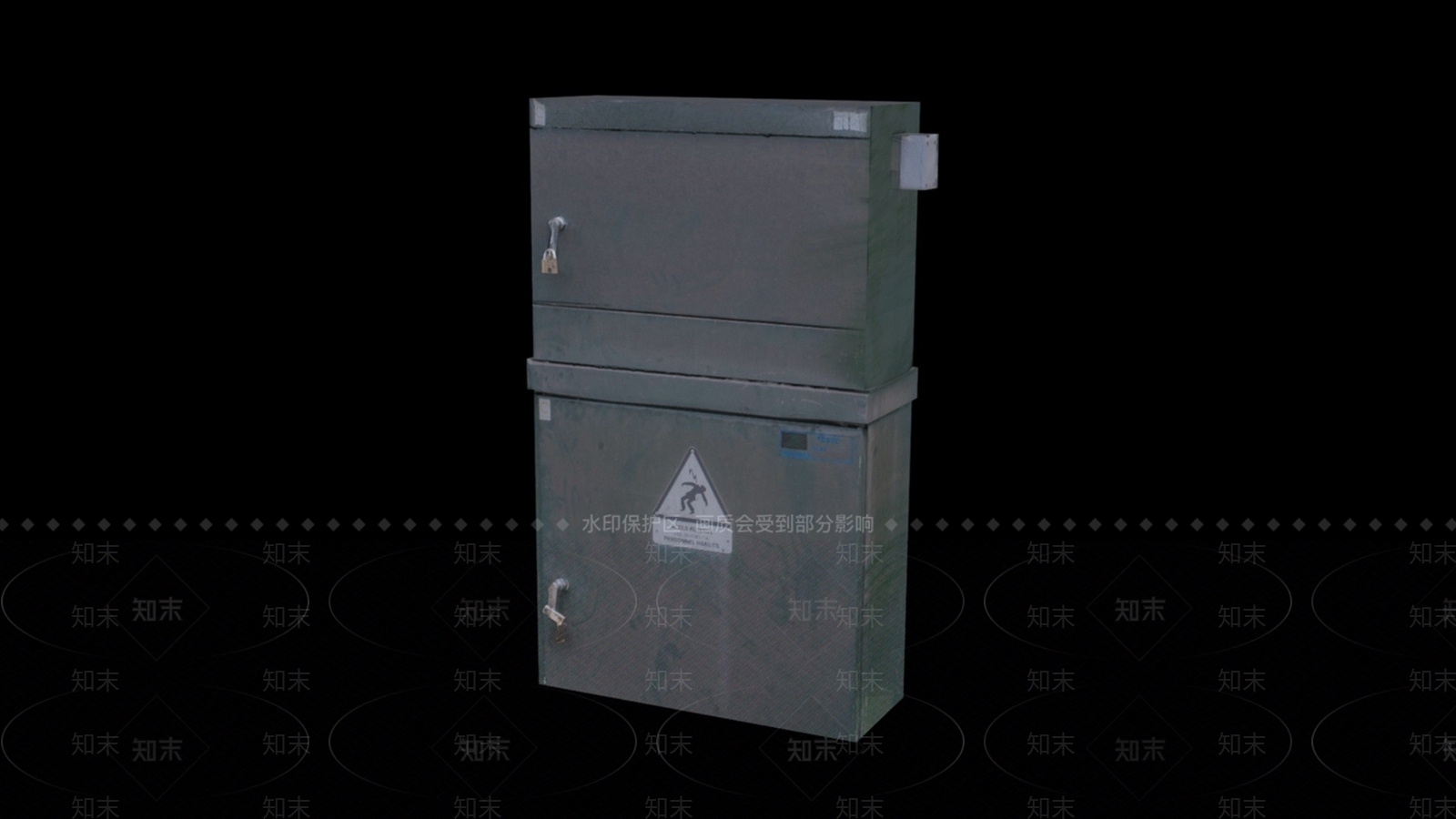 现代简约电箱3D模型下载【ID:1195032037】