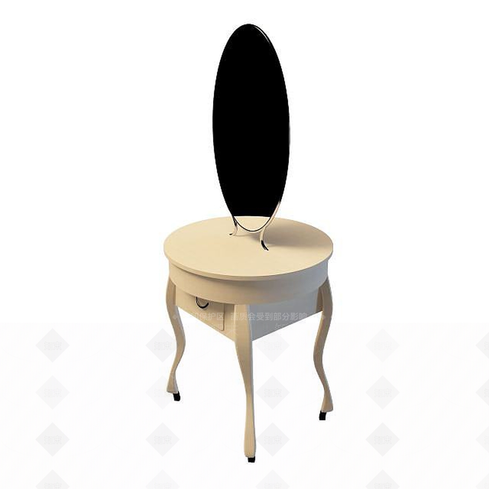 现代时尚圆几3D模型下载【ID:1195036903】