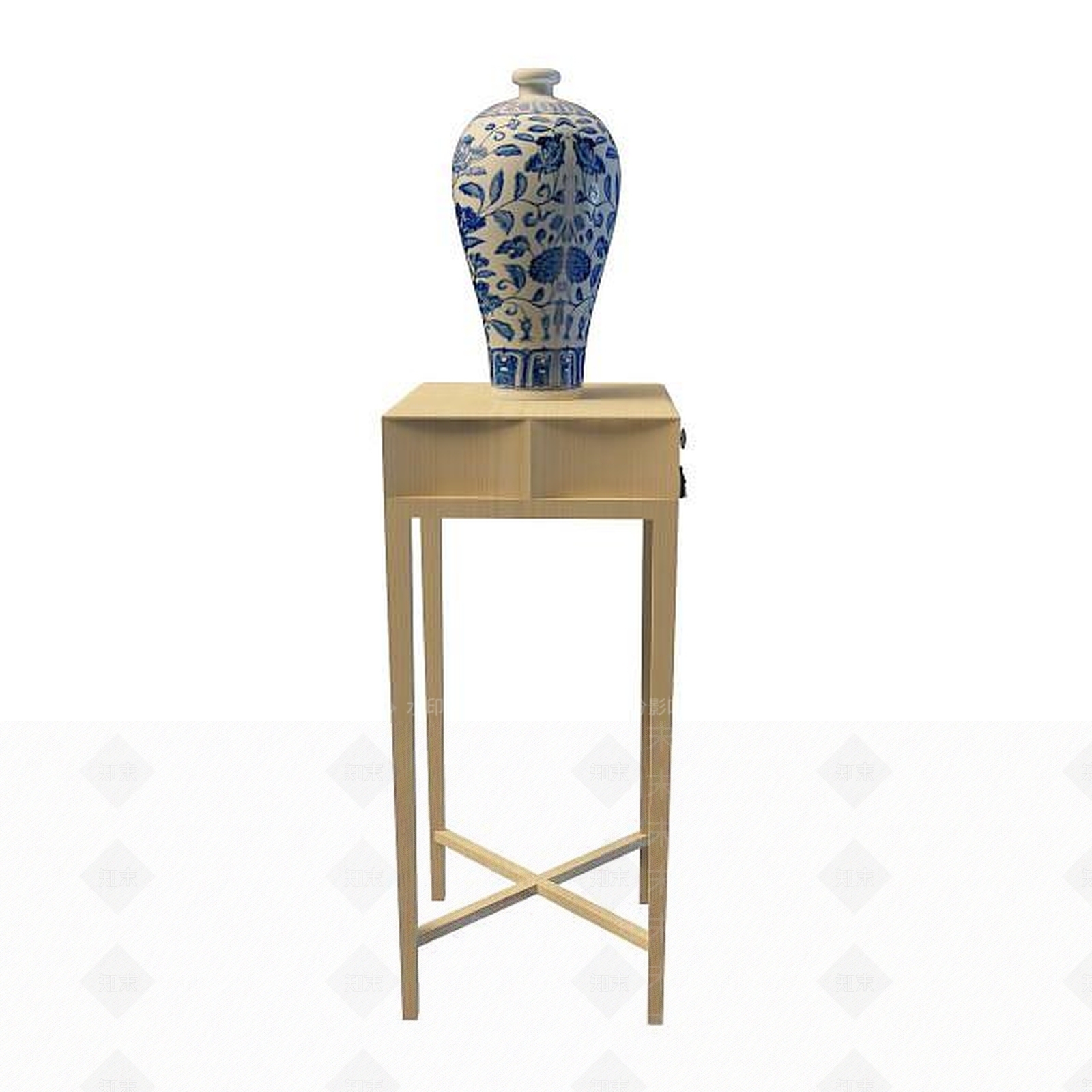 现代简约边几3D模型下载【ID:1195037804】