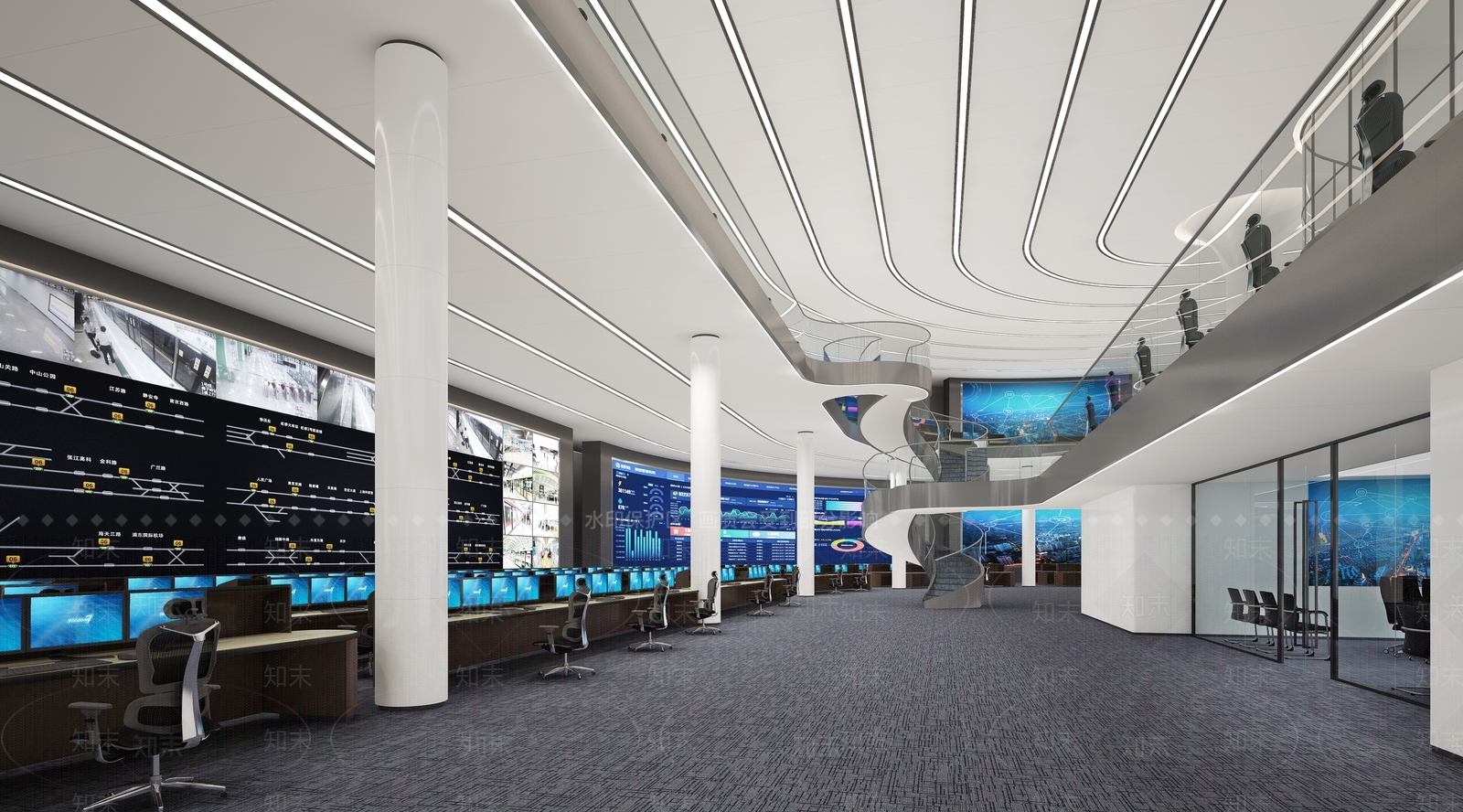现代其他办公空间3D模型下载【ID:1195039709】