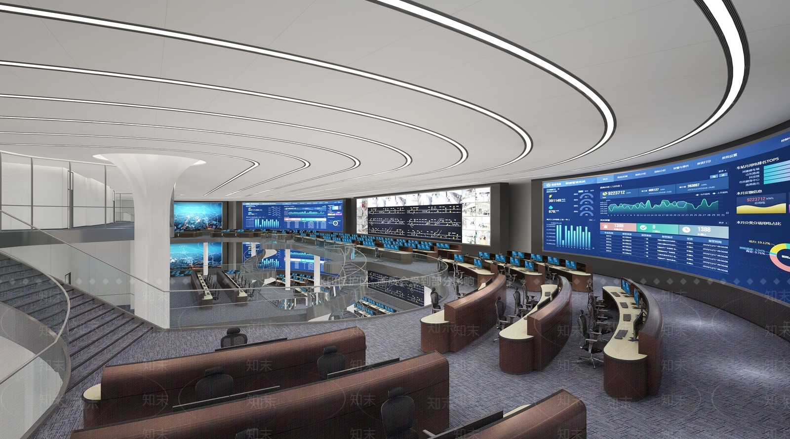 现代其他办公空间3D模型下载【ID:1195039709】