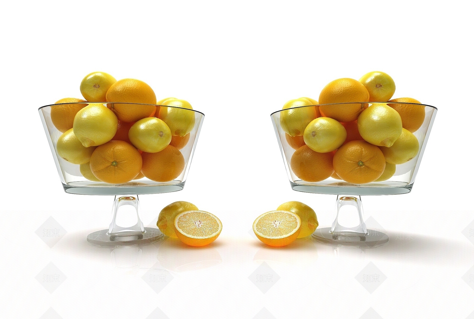 金黄色水果橙子3D模型下载【ID:1195042790】