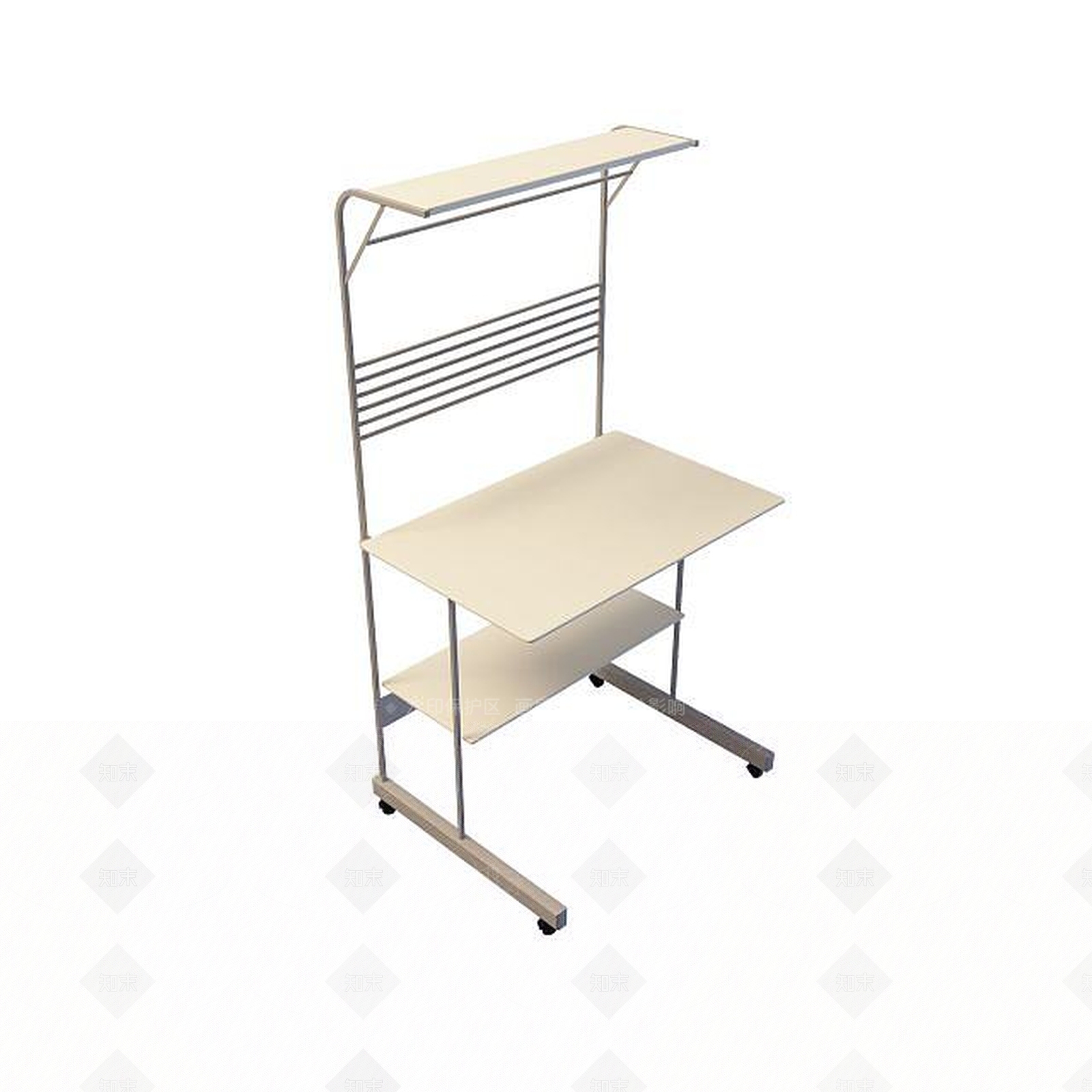 现代简约电脑桌3D模型下载【ID:1195044213】