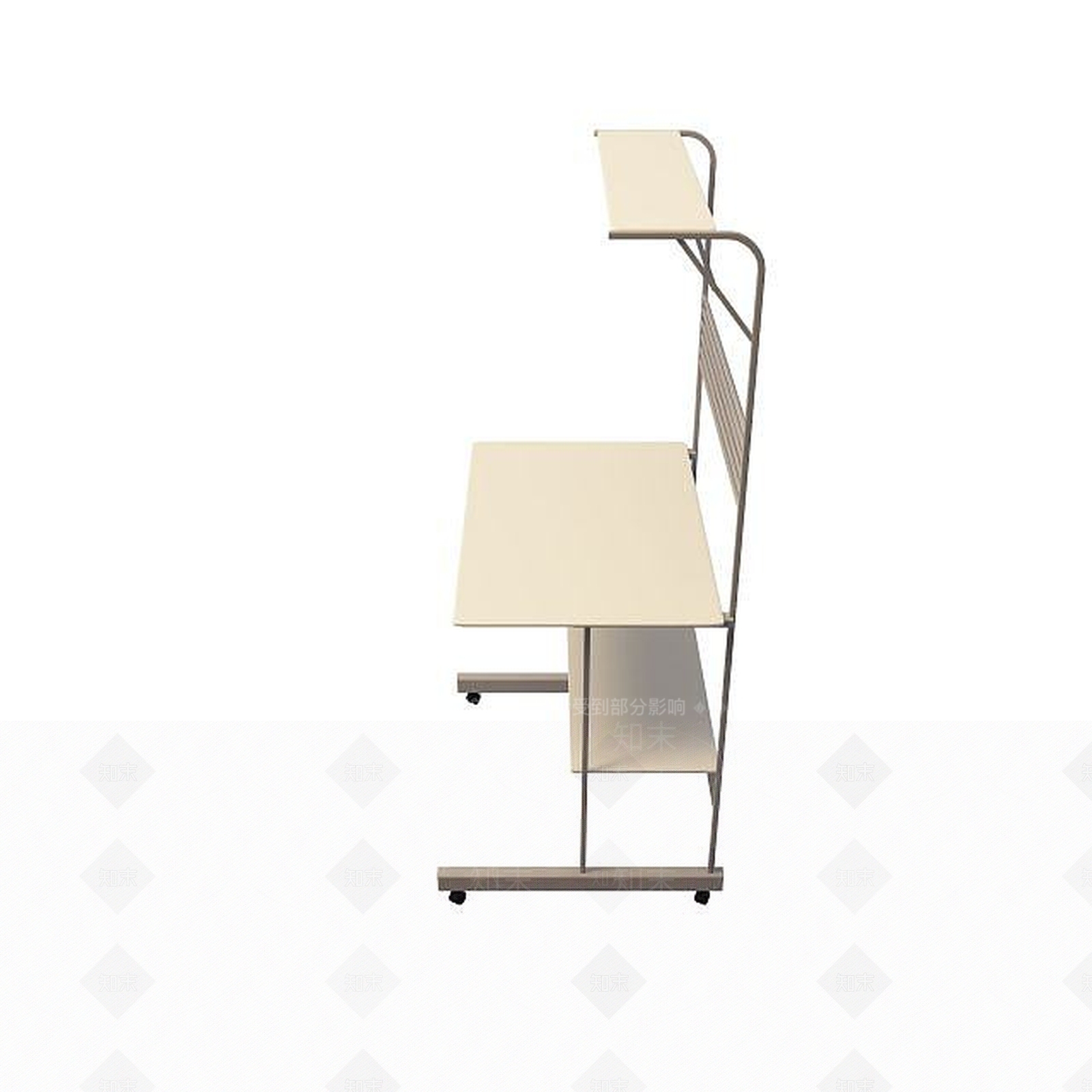 现代简约电脑桌3D模型下载【ID:1195044213】