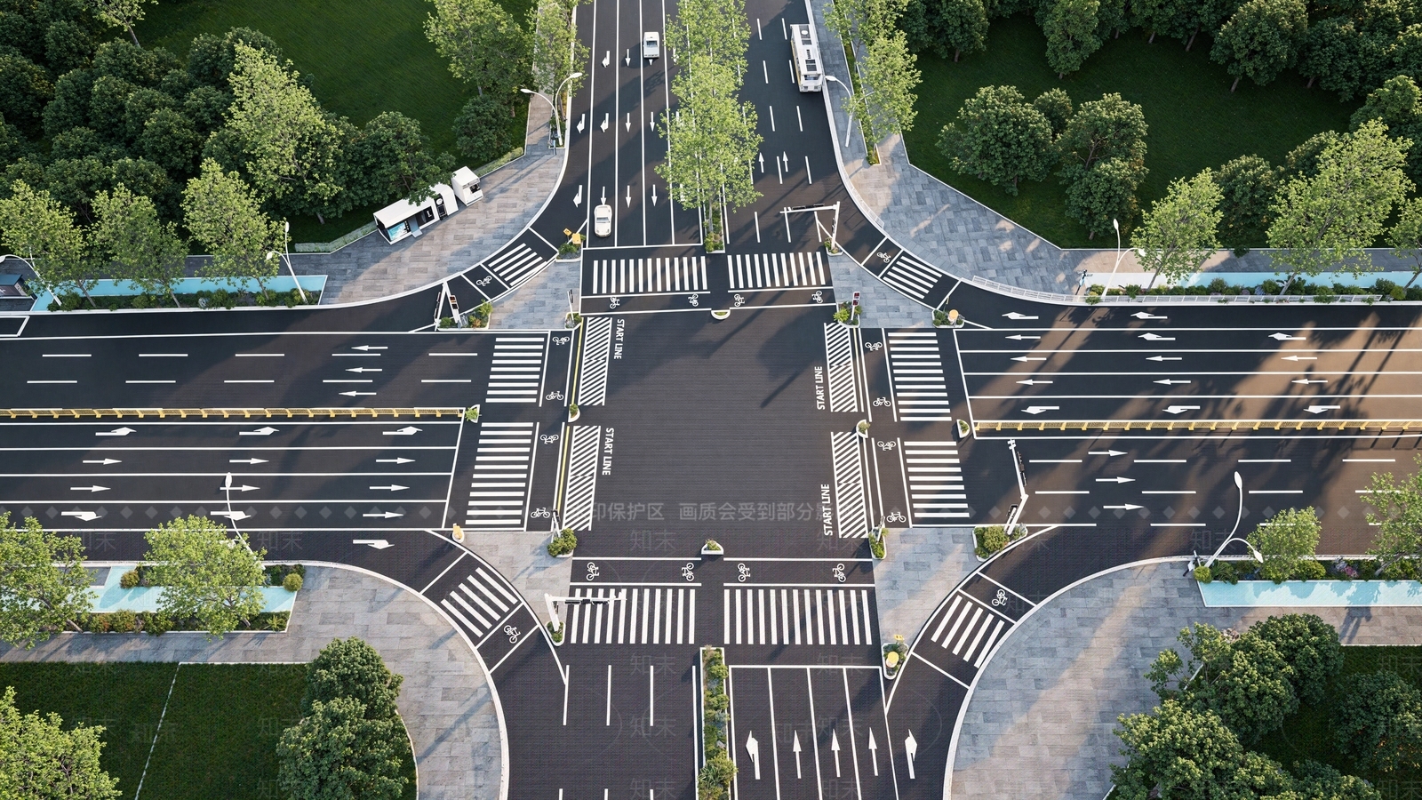 现代道路SU模型下载【ID:1195046487】