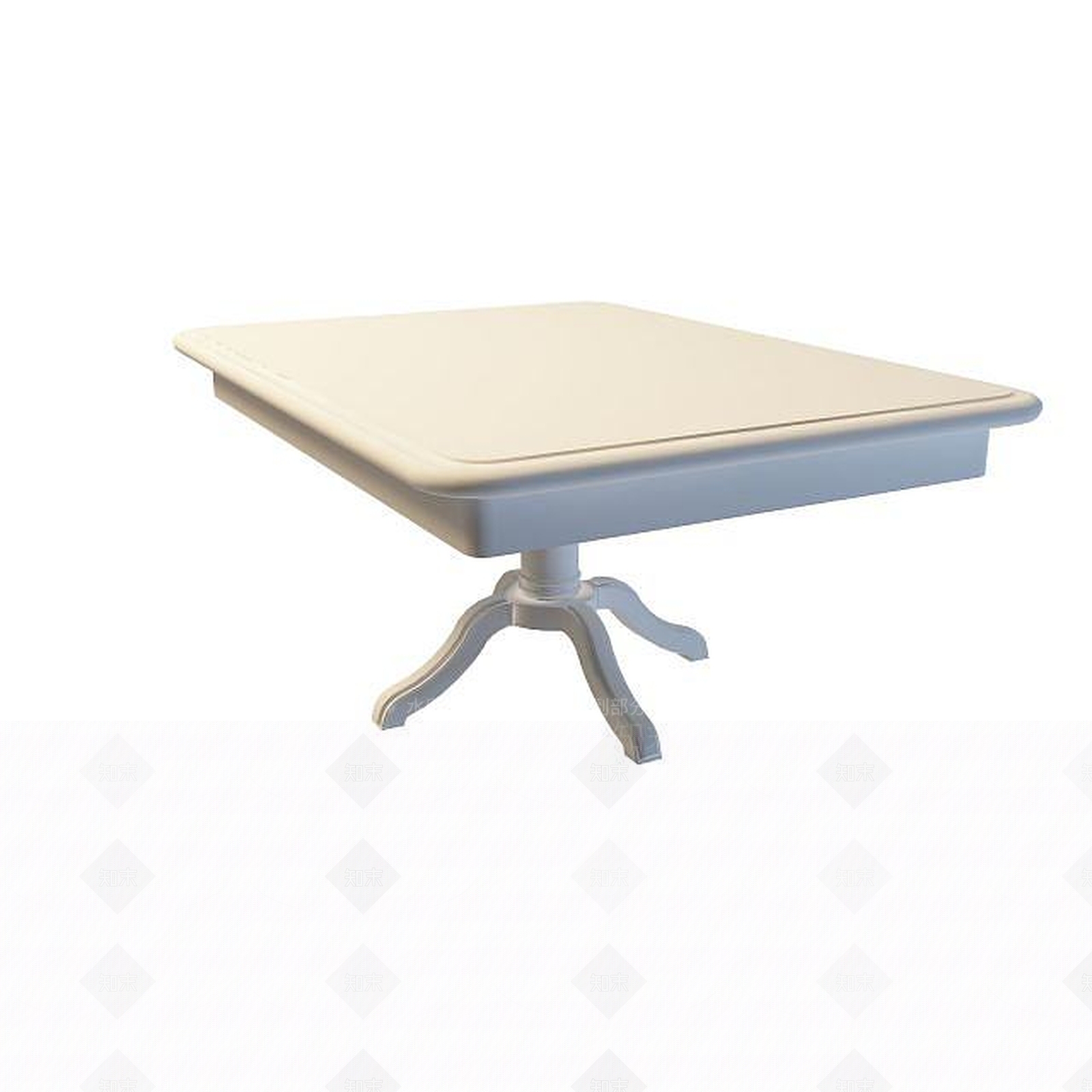 现代橡木桌子3D模型下载【ID:1195047083】