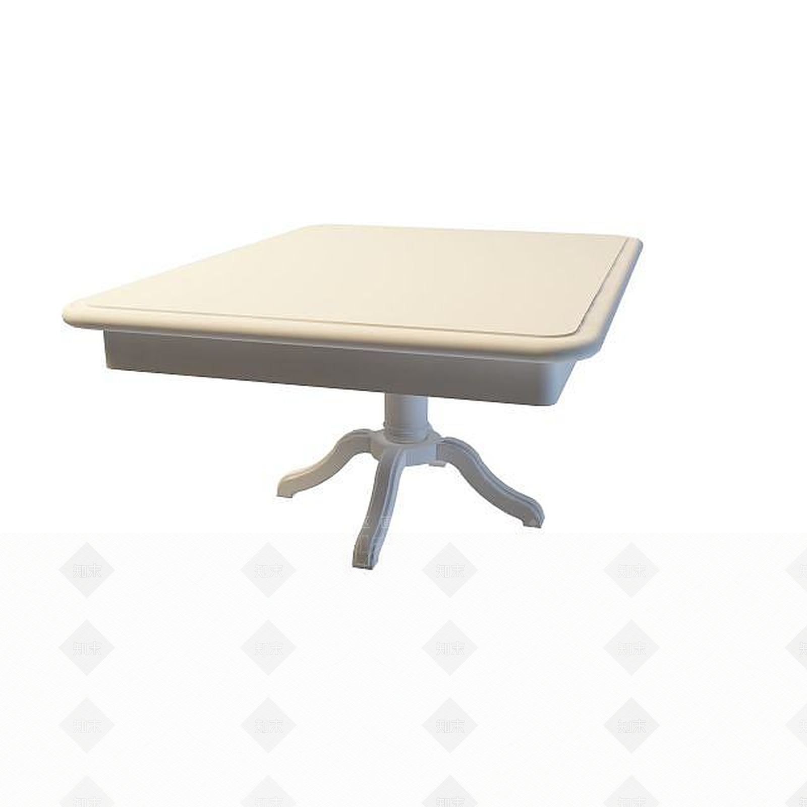 现代橡木桌子3D模型下载【ID:1195047083】