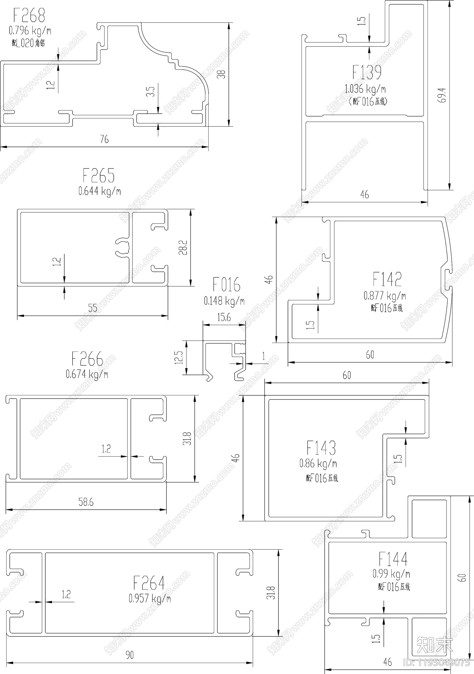 现代门cad施工图下载【ID:1195049075】