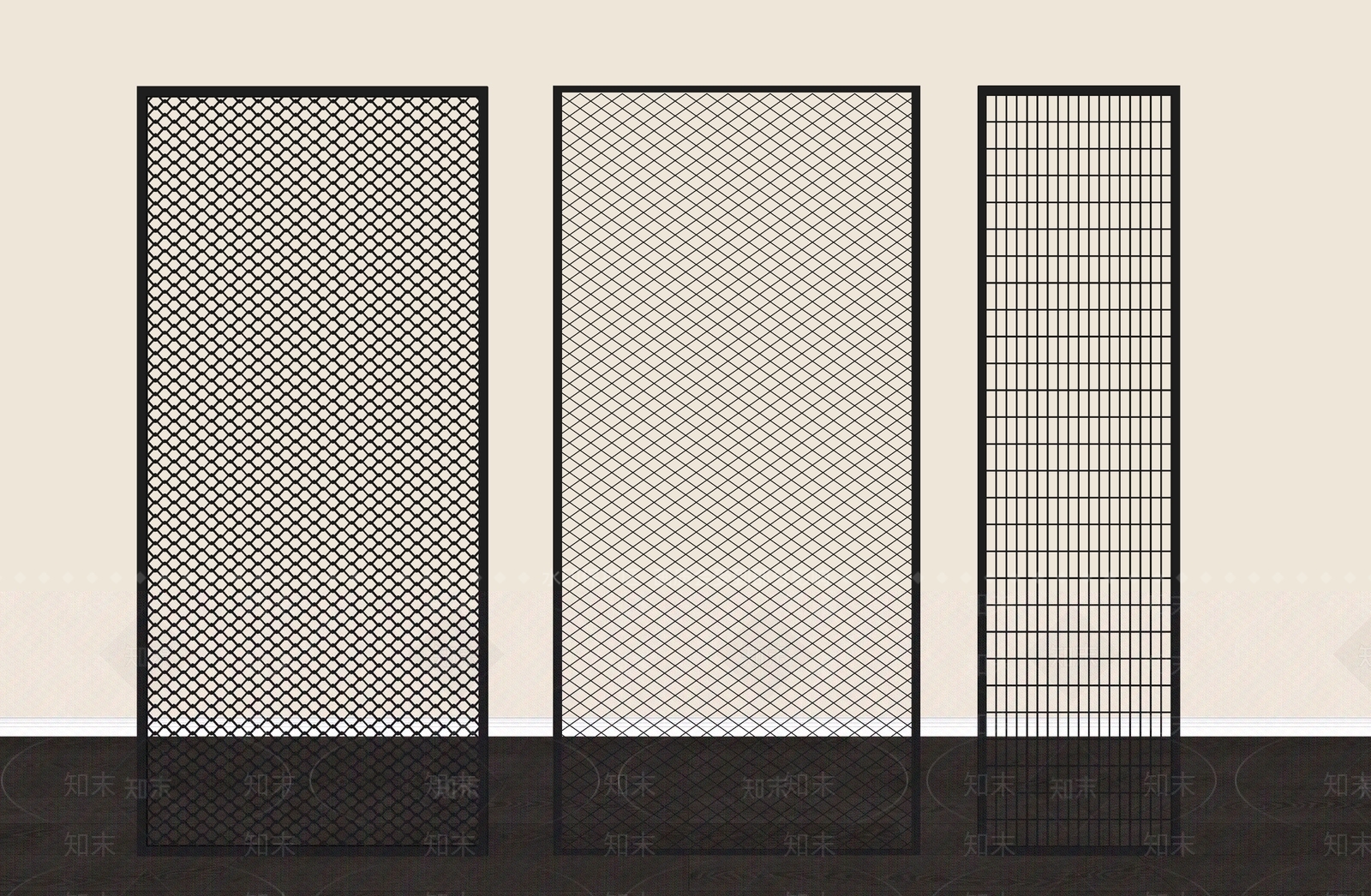 现代围栏护栏SU模型下载【ID:1195051738】
