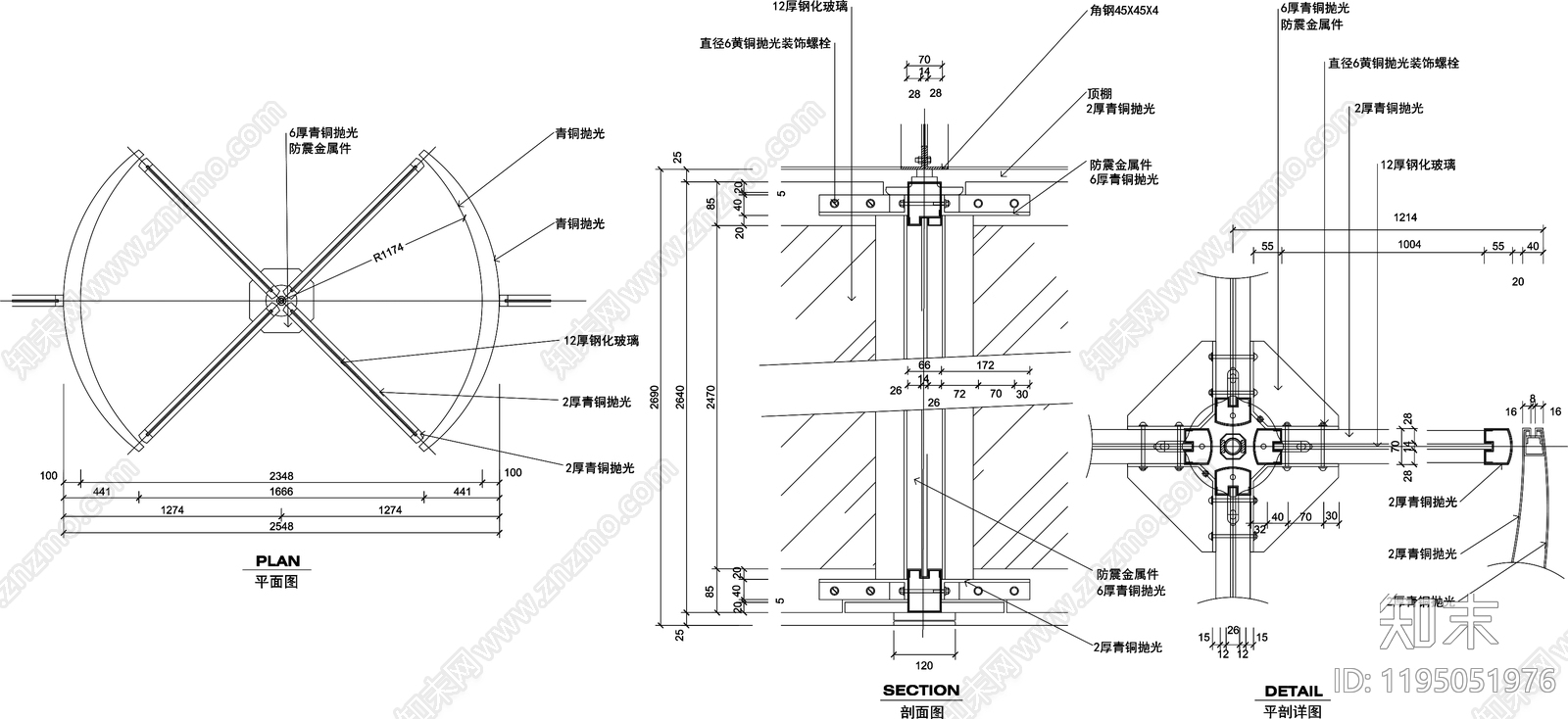 现代门cad施工图下载【ID:1195051976】