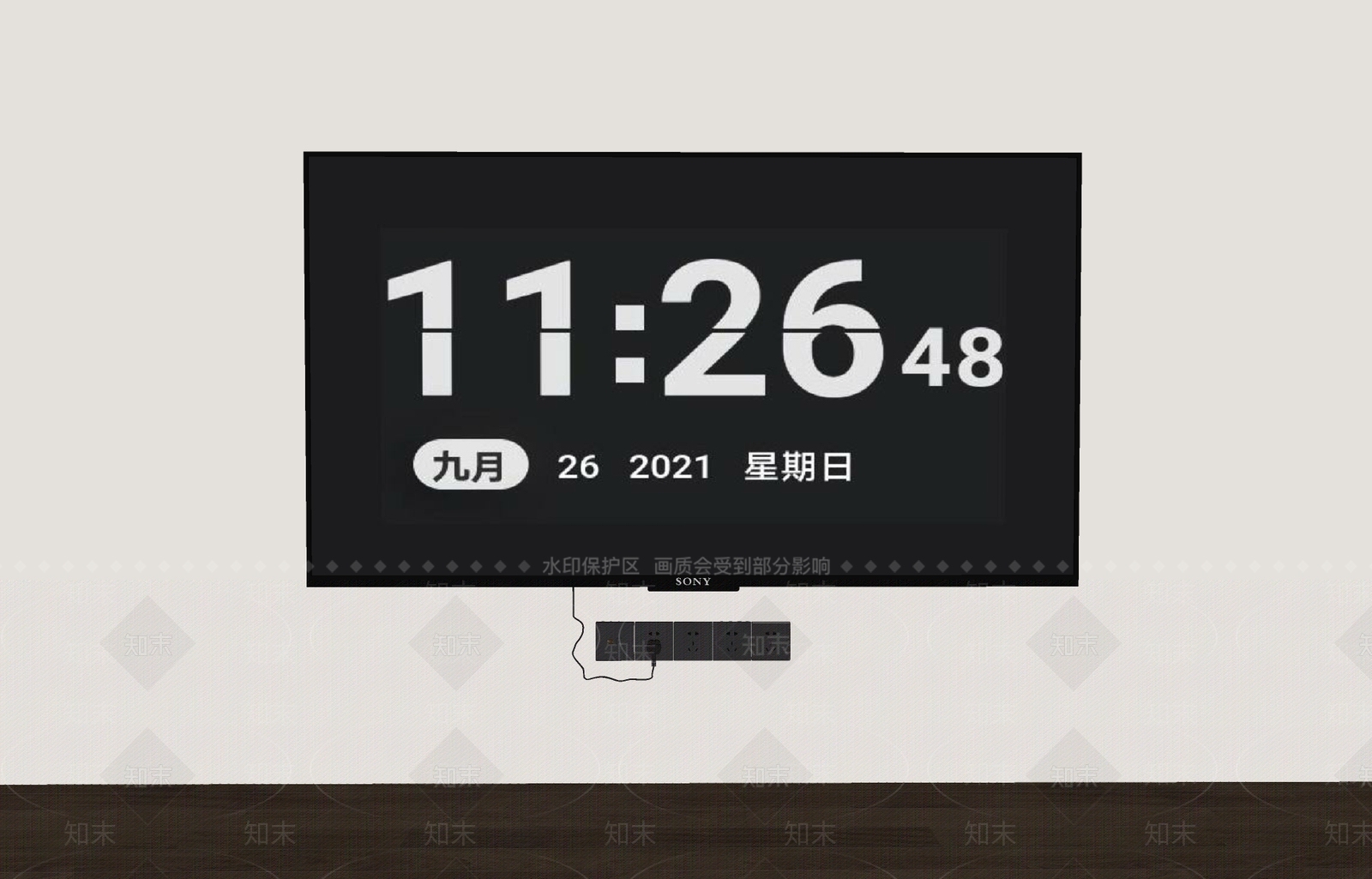 电视SU模型下载【ID:1195052008】