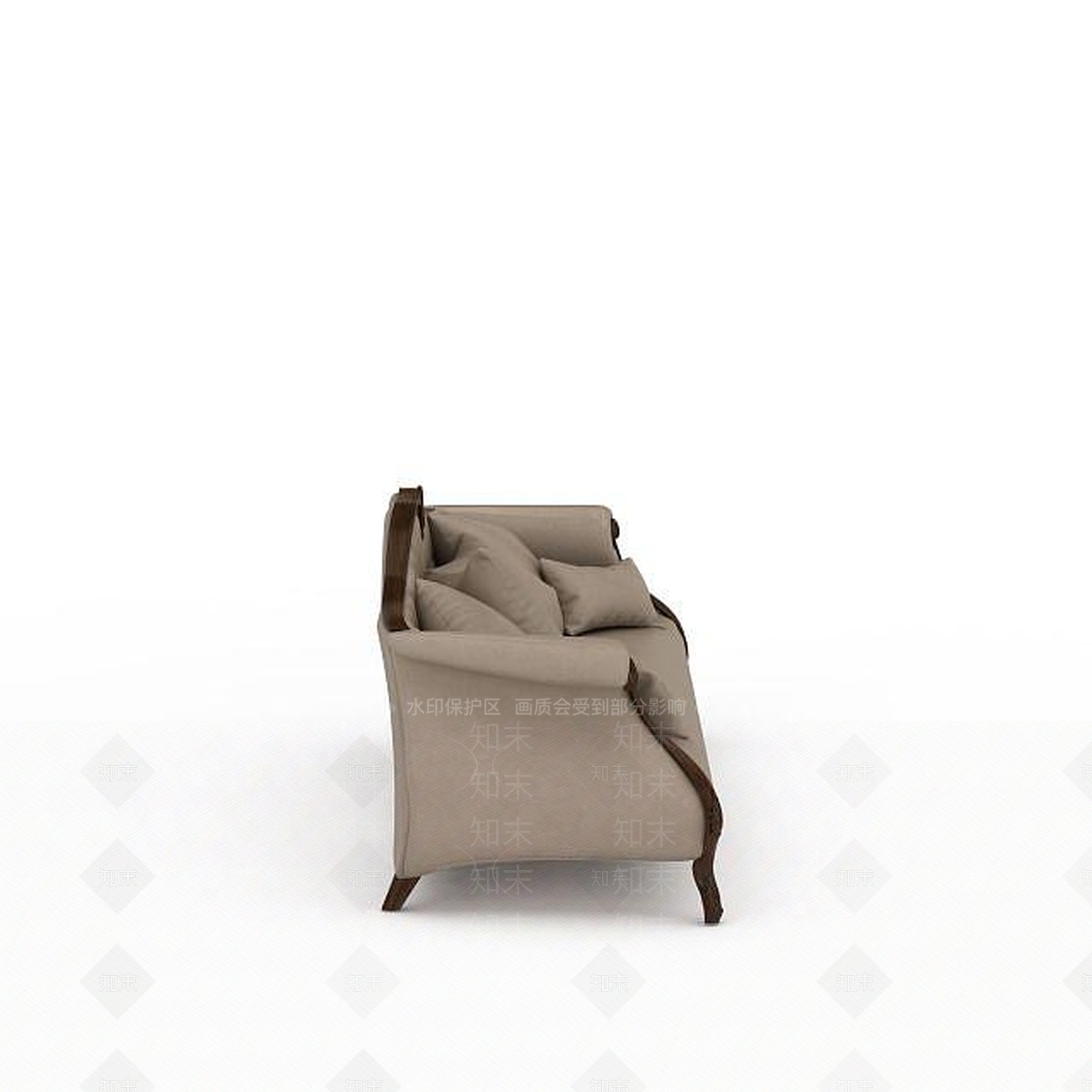 现代双人沙发3D模型下载【ID:1195052208】