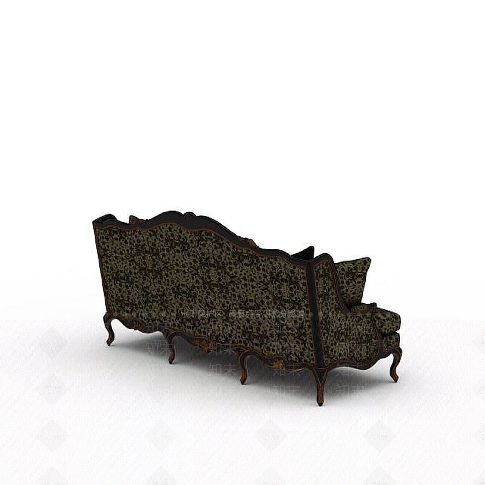 现代双人沙发3D模型下载【ID:1195052656】
