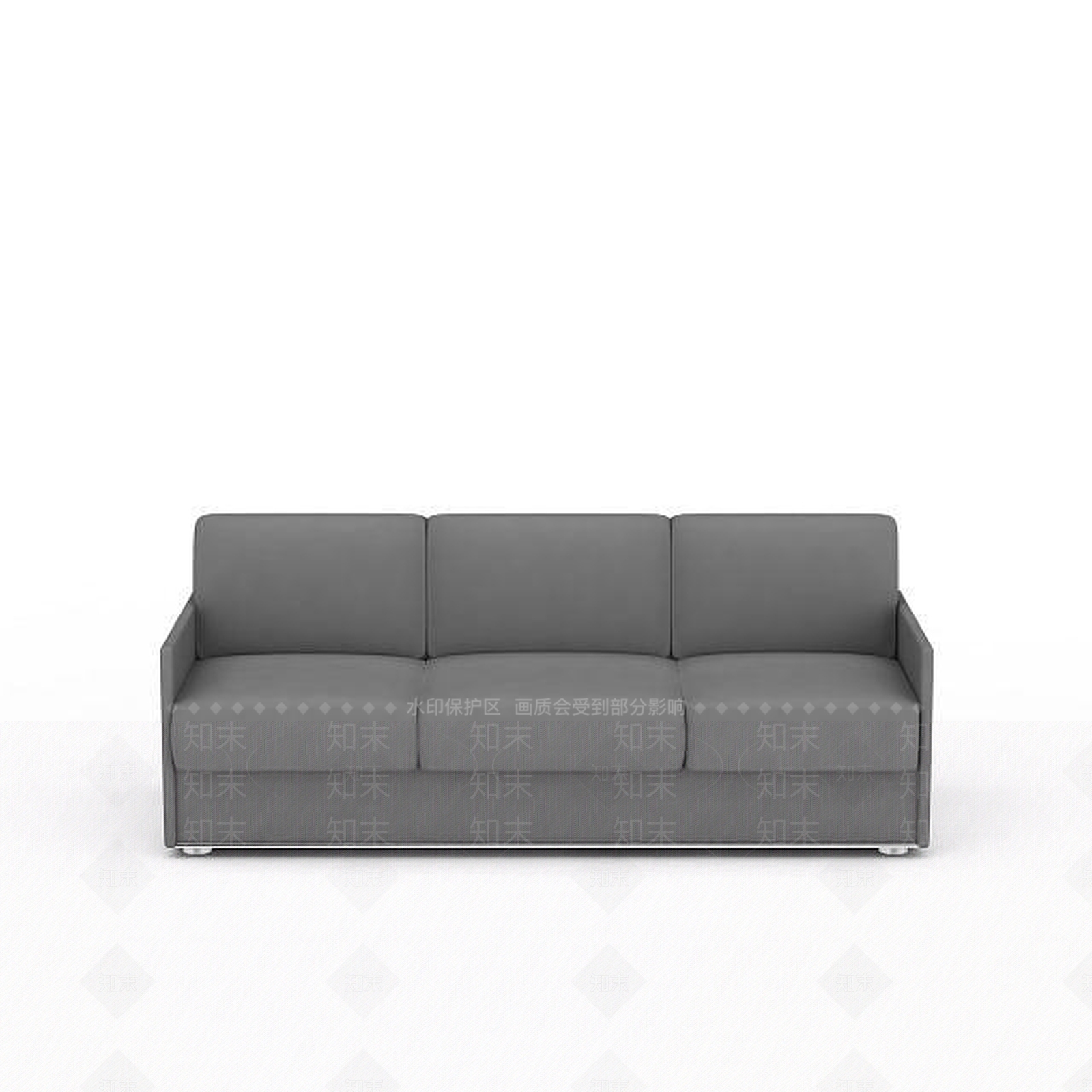 现代双人沙发3D模型下载【ID:1198913748】