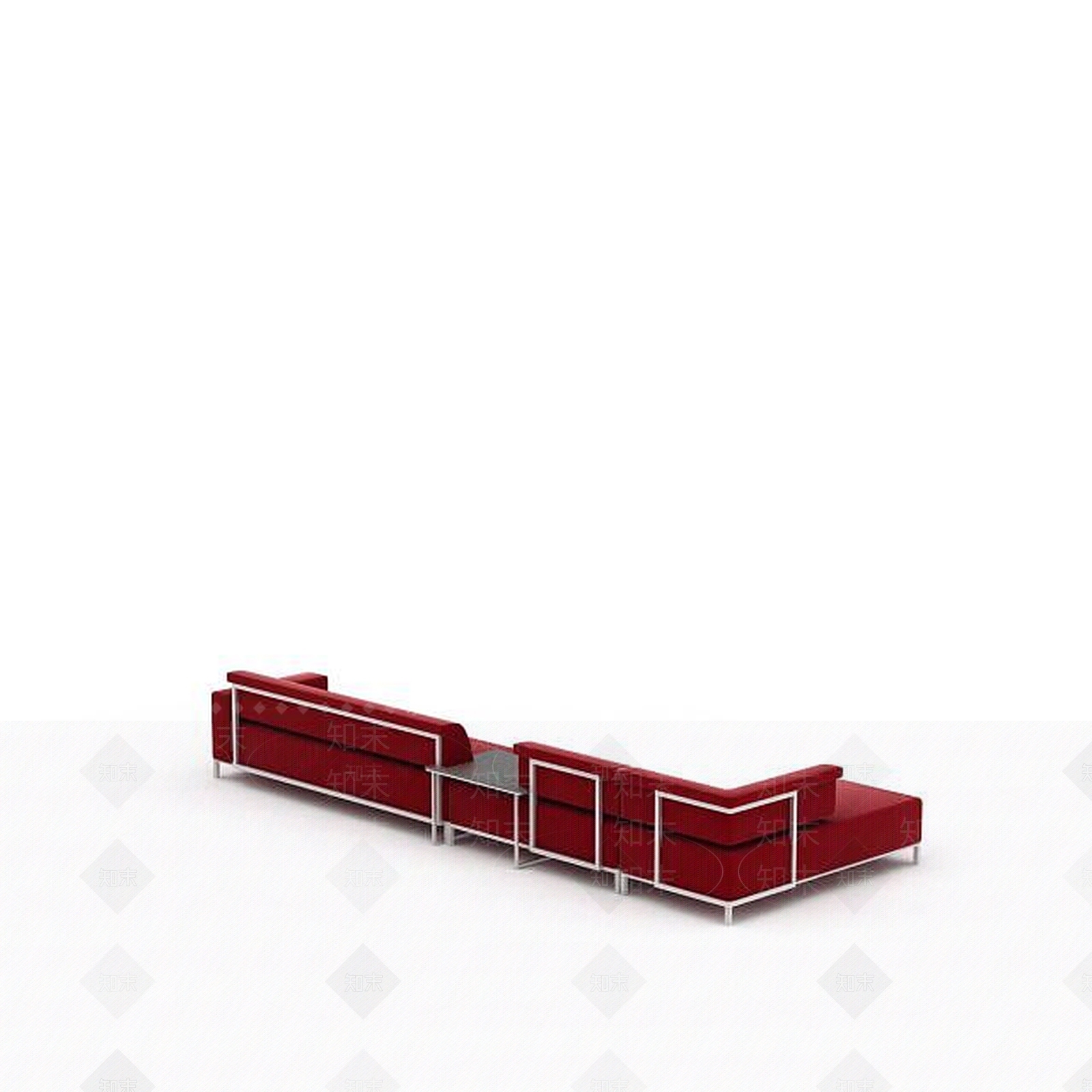 现代双人沙发3D模型下载【ID:1195054593】