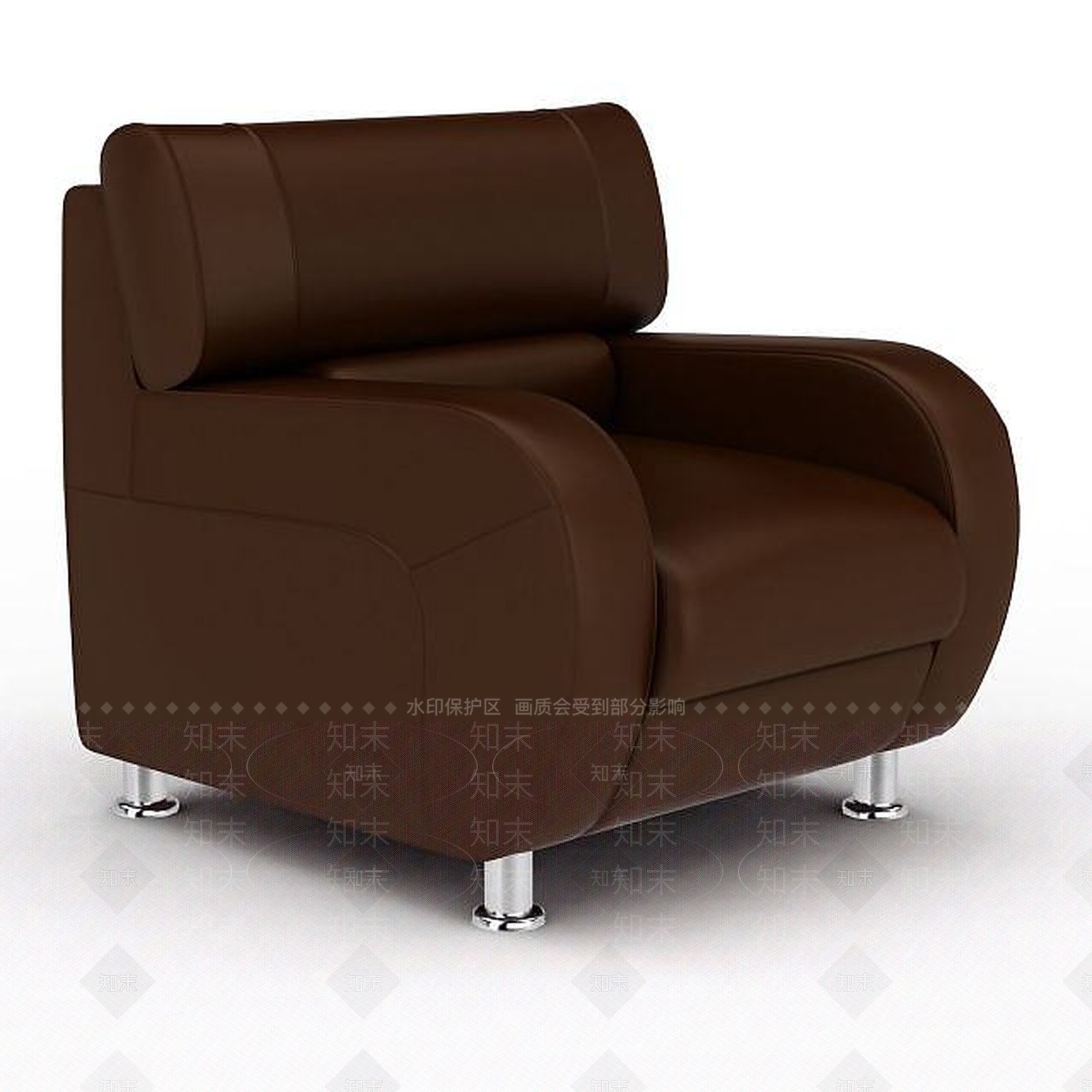 现代双人沙发3D模型下载【ID:1198913649】