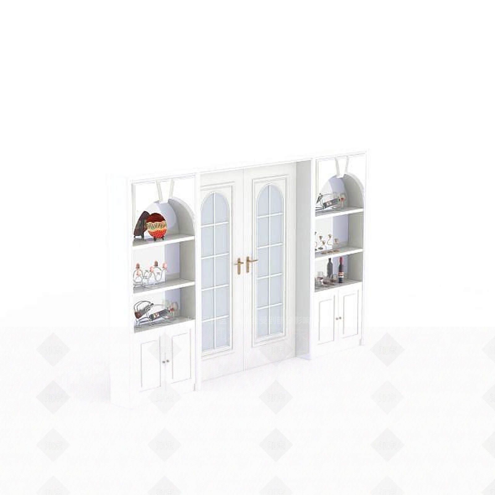 现代衣柜3D模型下载【ID:1195056728】