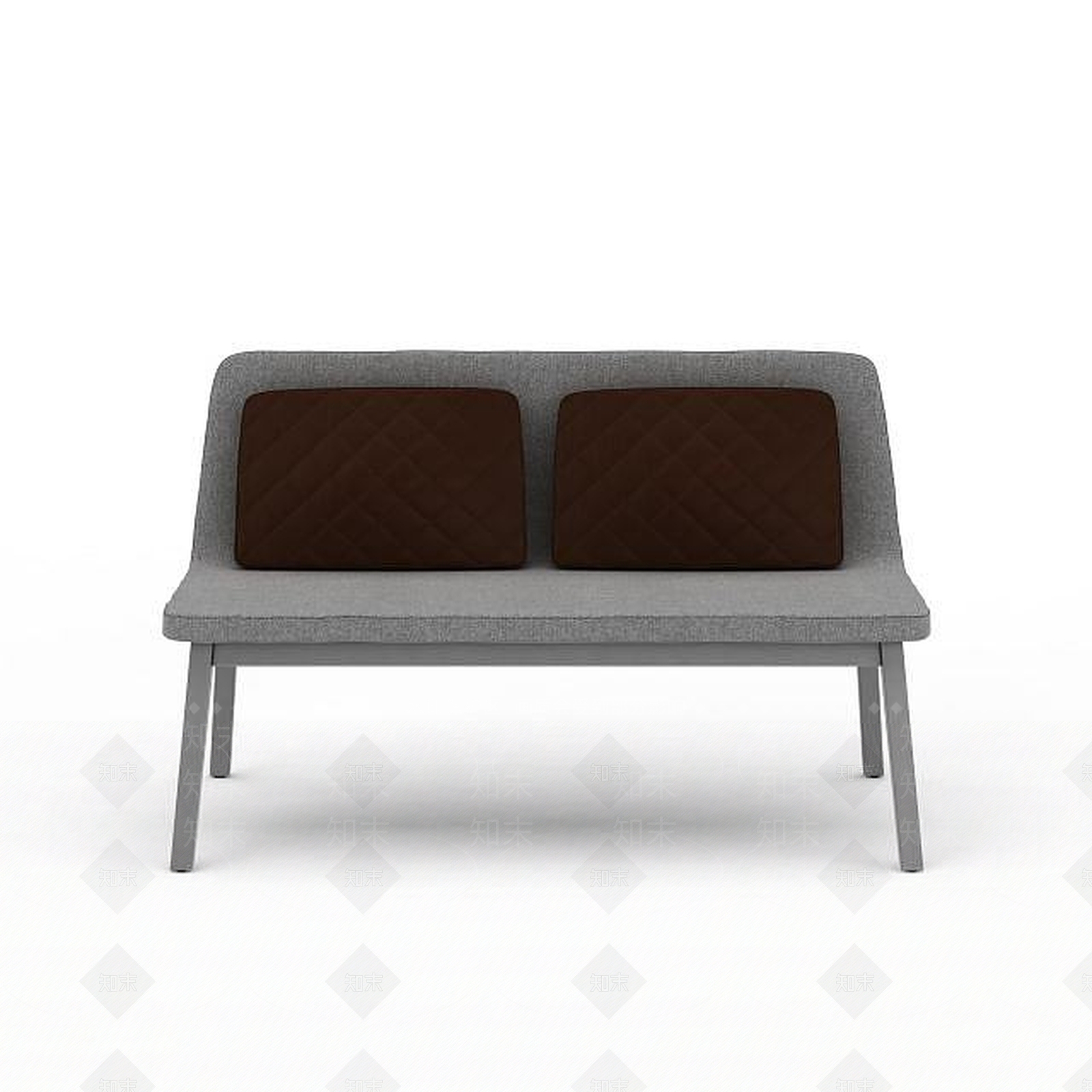 现代双人沙发3D模型下载【ID:1195057200】