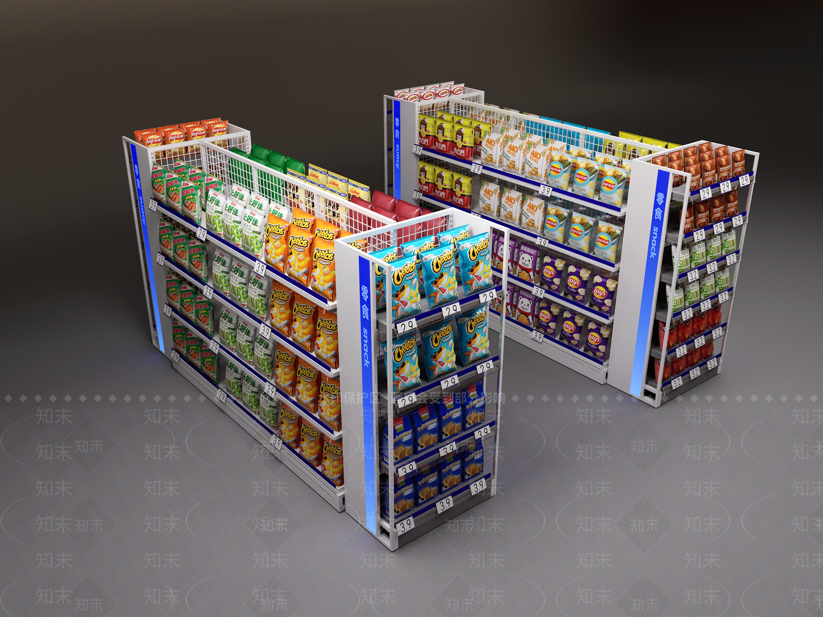 现代便利店SU模型下载【ID:1195061320】
