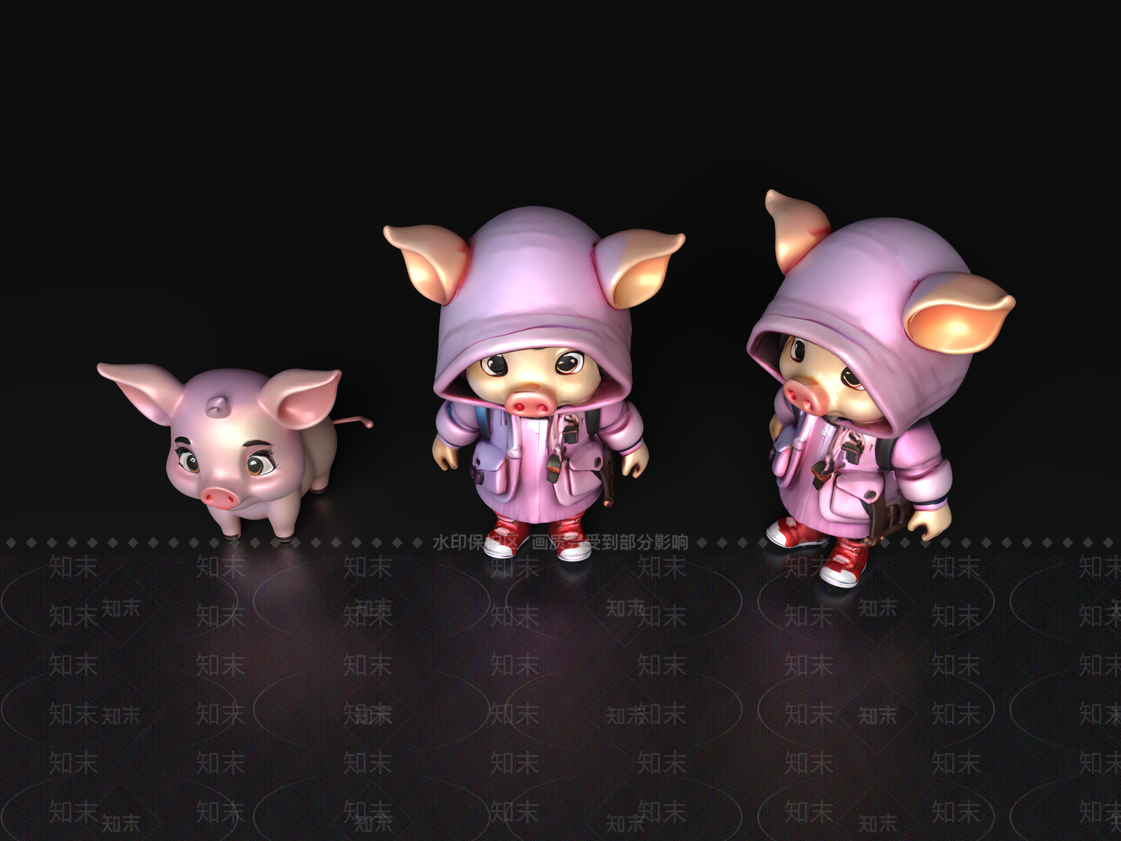 爬行类动物3D模型下载【ID:1195060861】