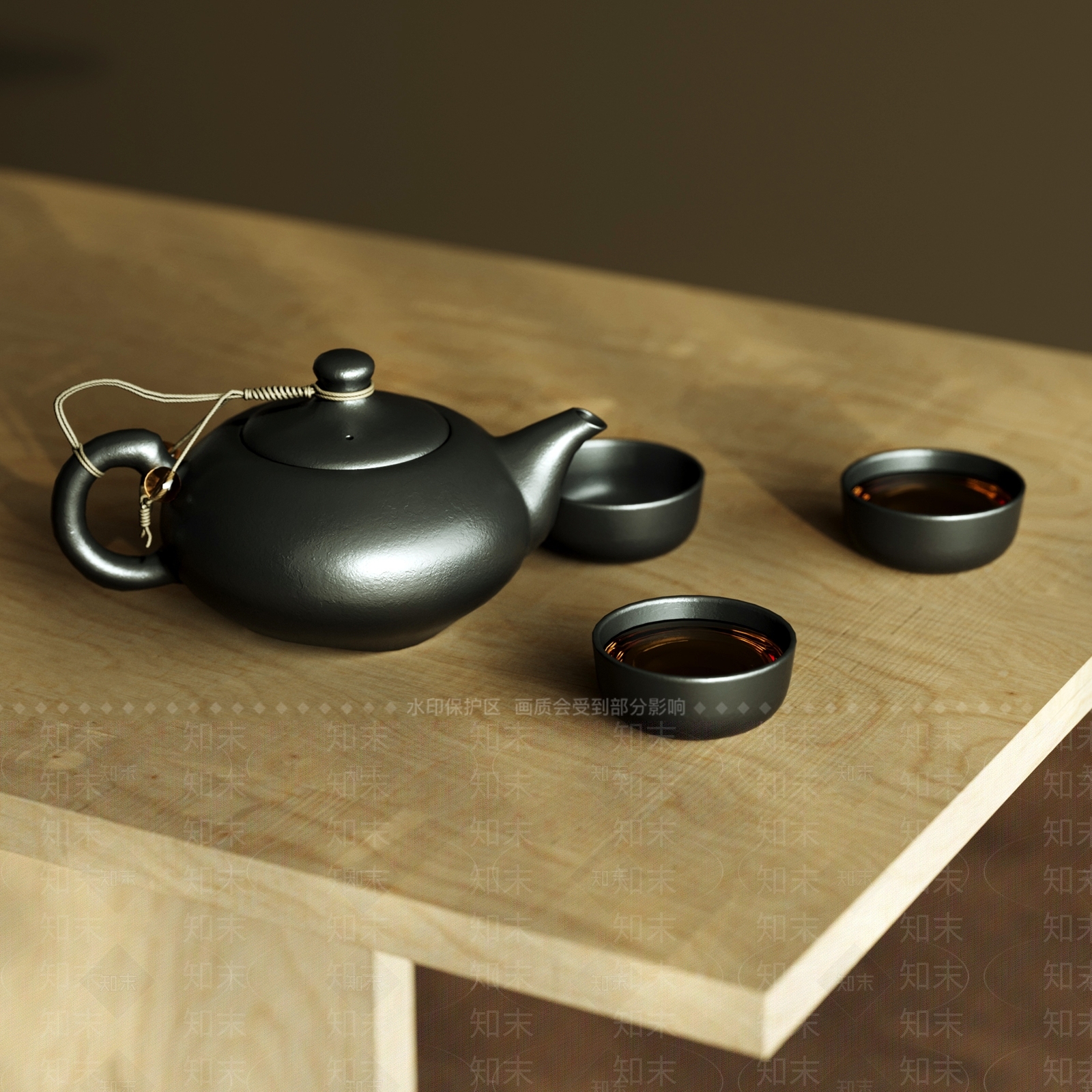 茶具3D模型下载【ID:1195061016】