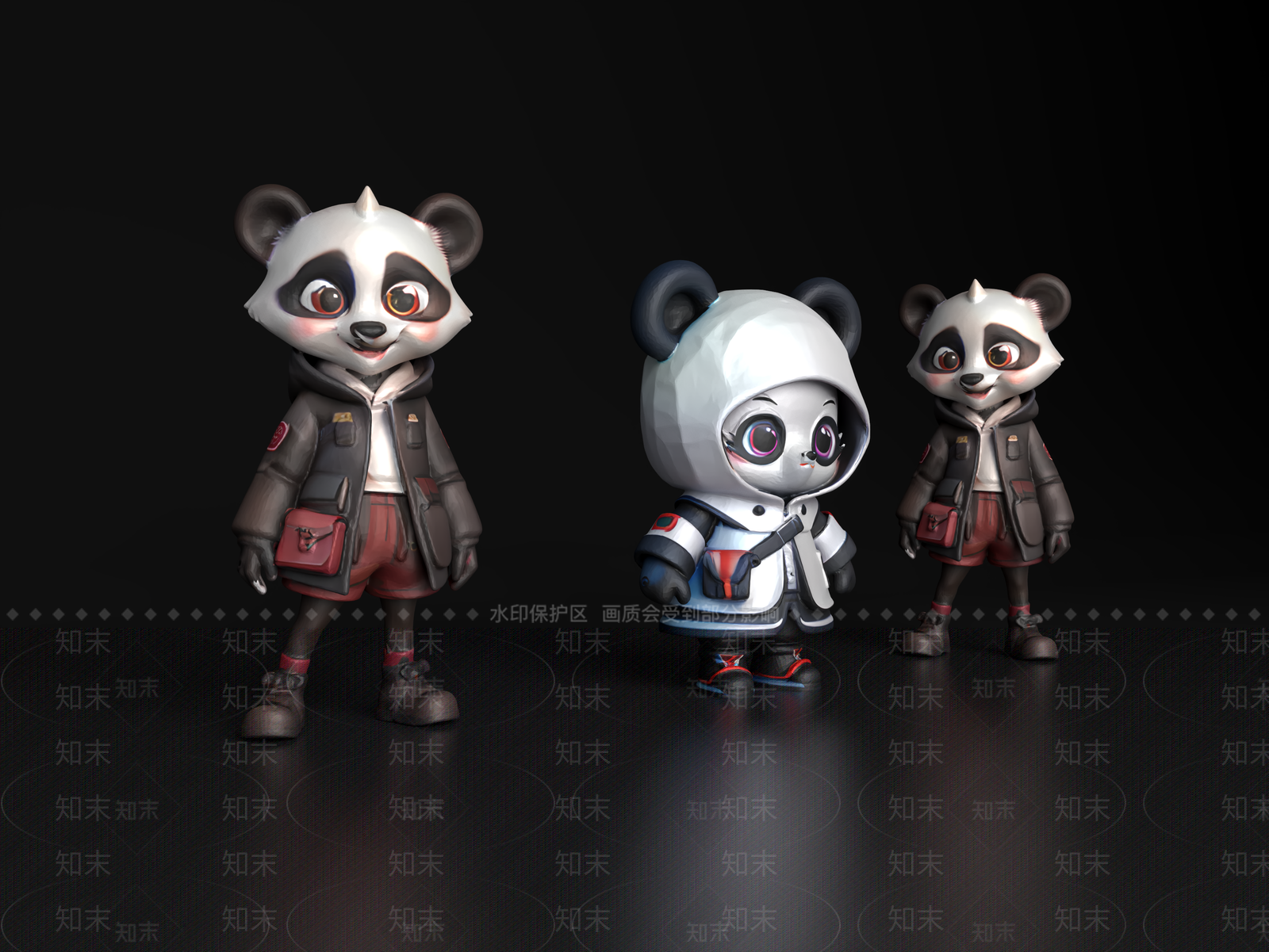 爬行类动物3D模型下载【ID:1195061673】