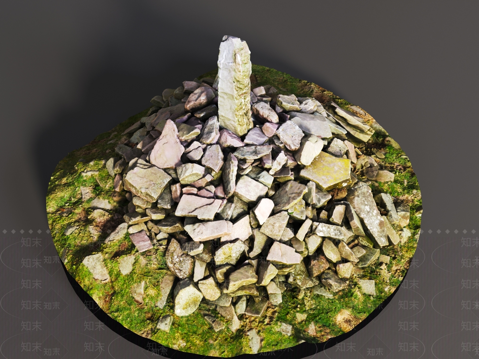 现代石头3D模型下载【ID:1195063061】