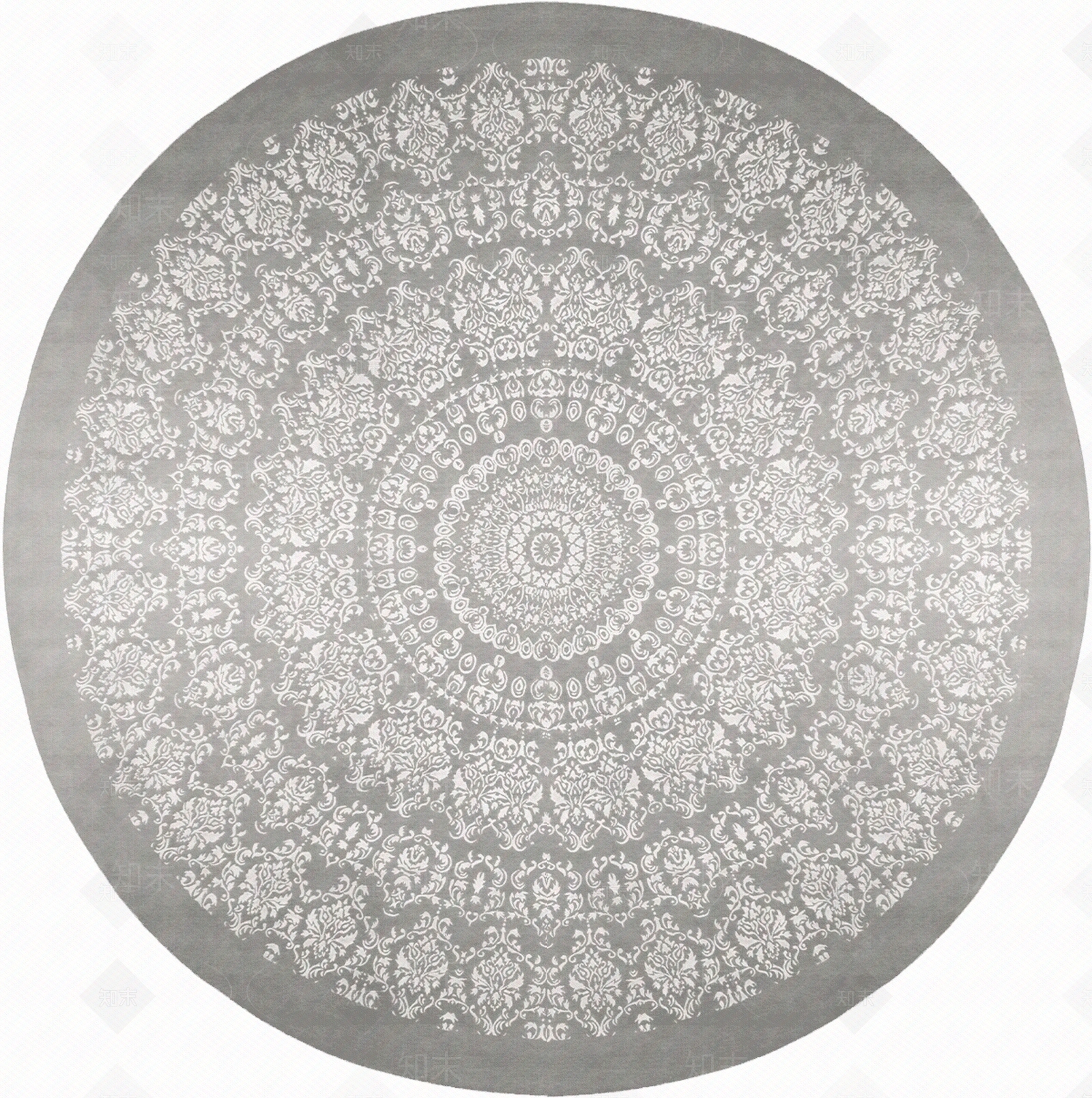 法式欧式圆形地毯贴图下载【ID:1195064926】