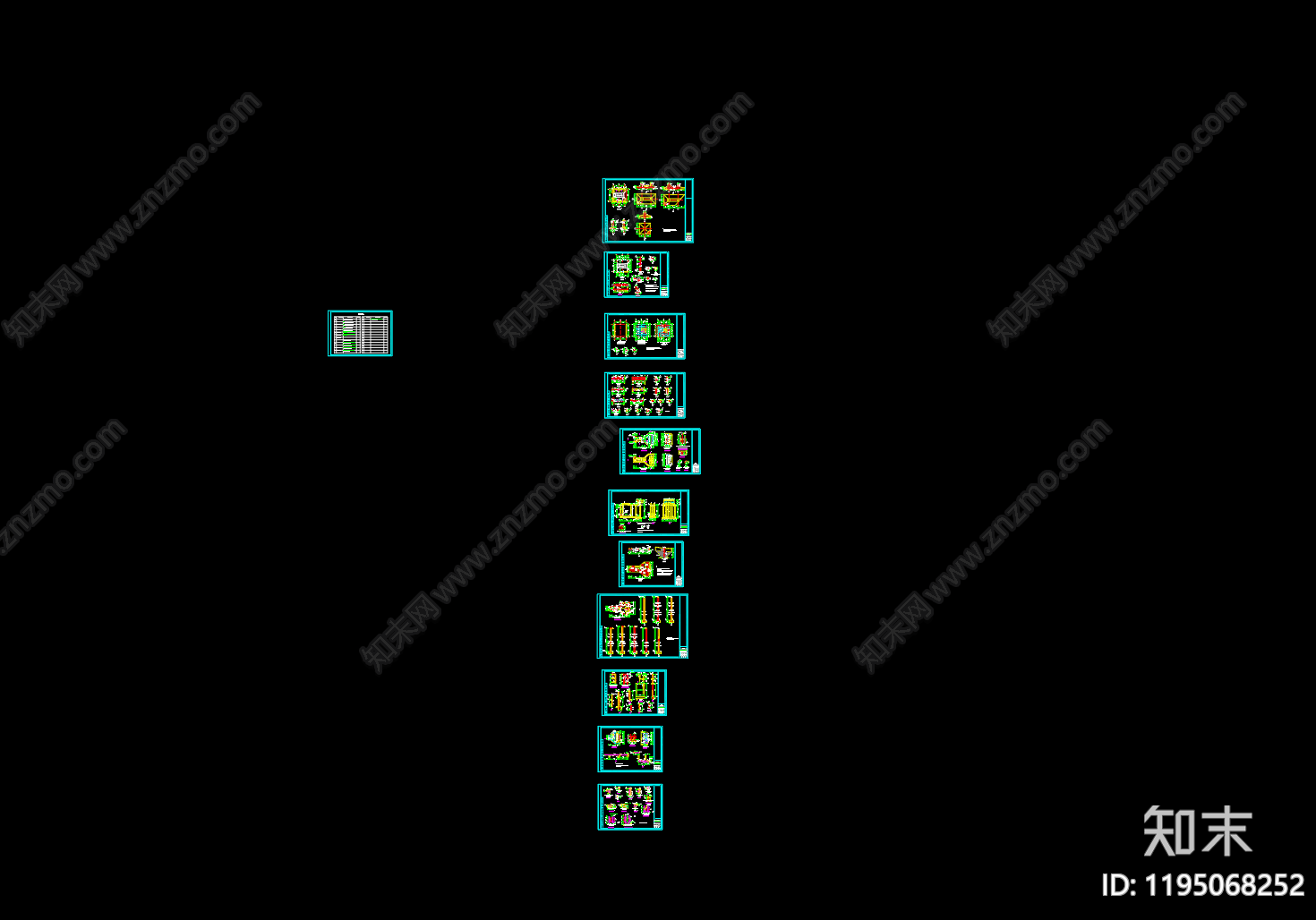 混凝土结构cad施工图下载【ID:1195068252】