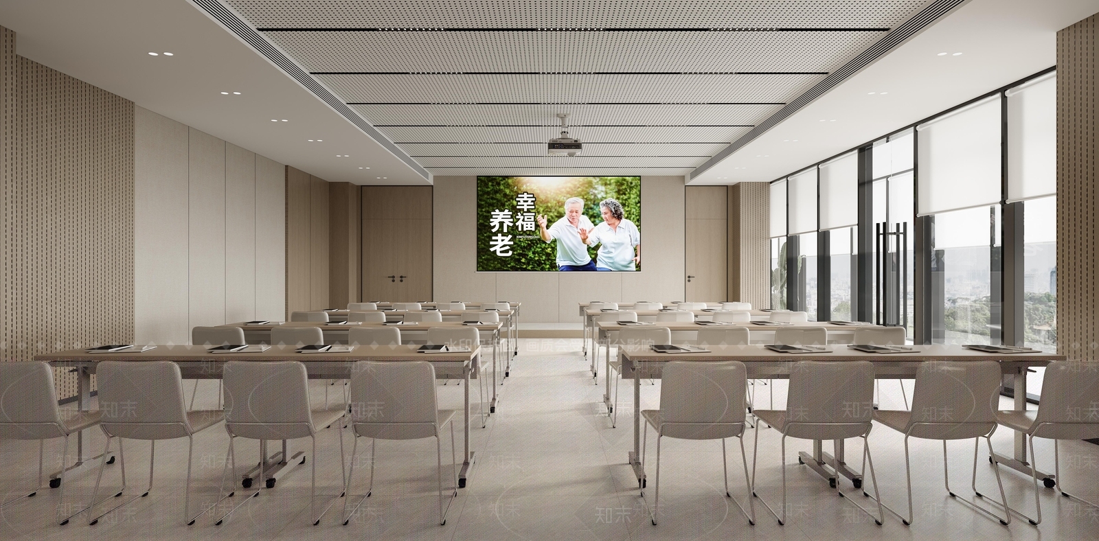 新中式现代会议室3D模型下载【ID:1195071152】