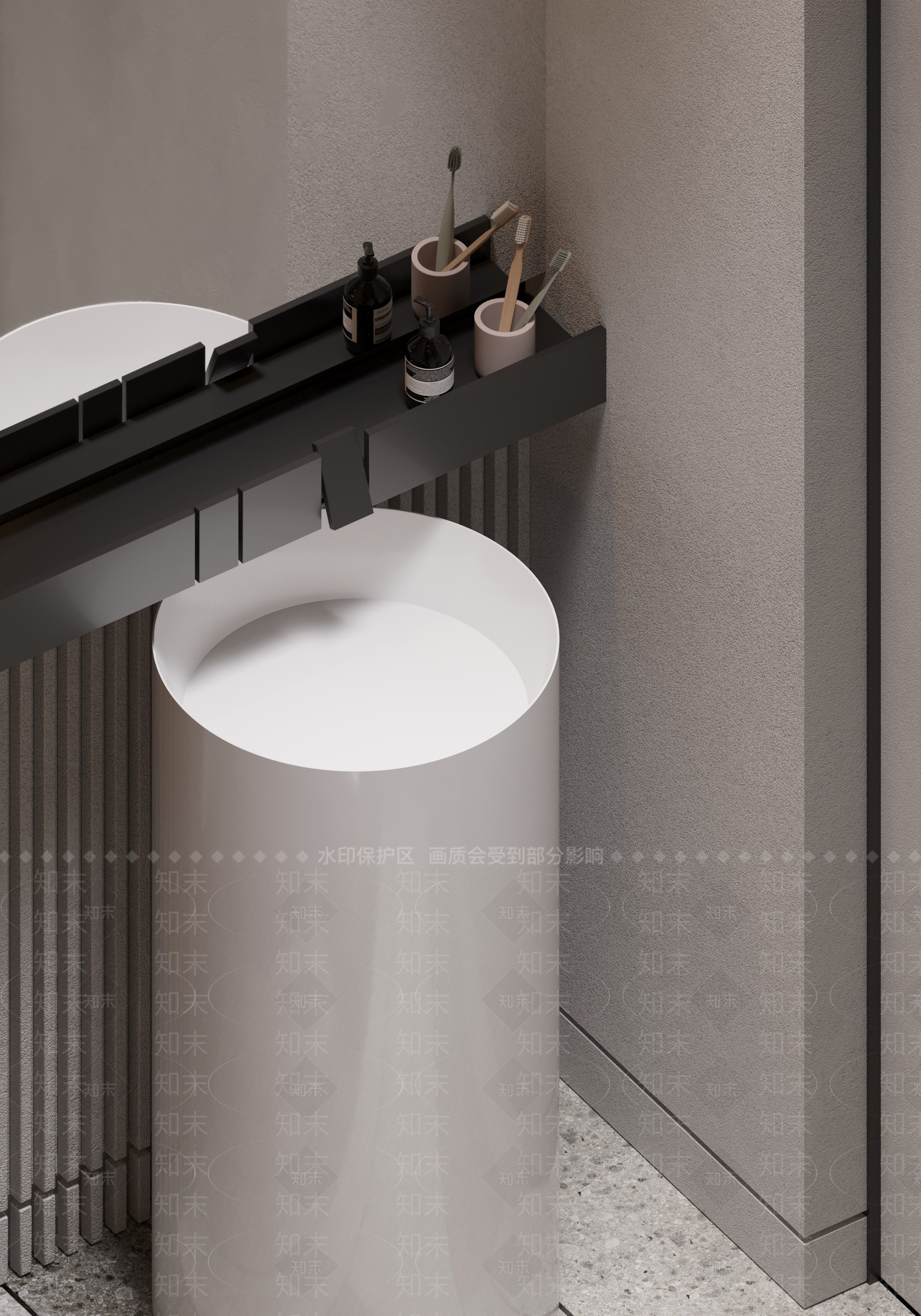洗手台3D模型下载【ID:1195080027】