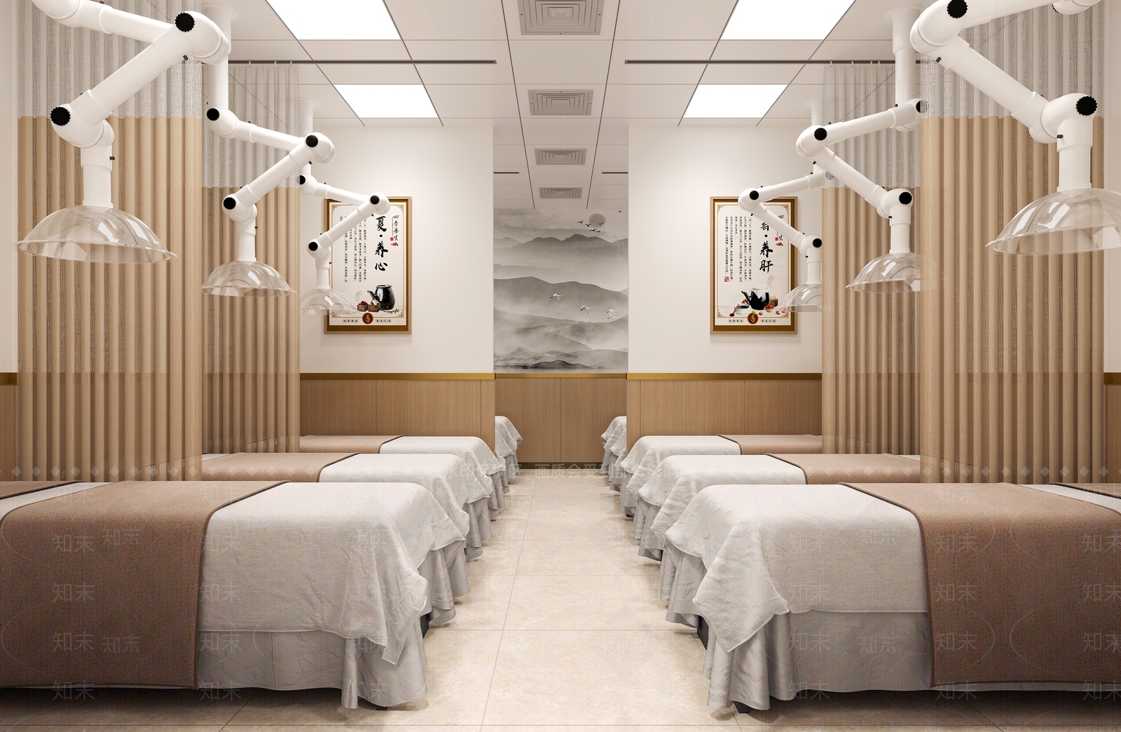 新中式美容院3D模型下载【ID:1215137844】