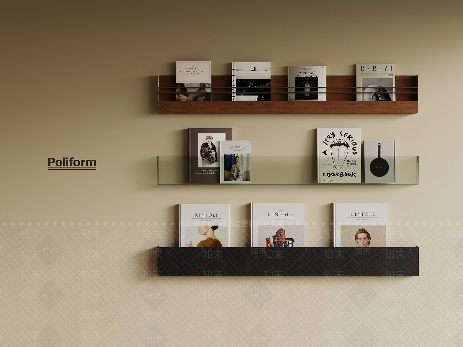 中古书架3D模型下载【ID:1195081925】