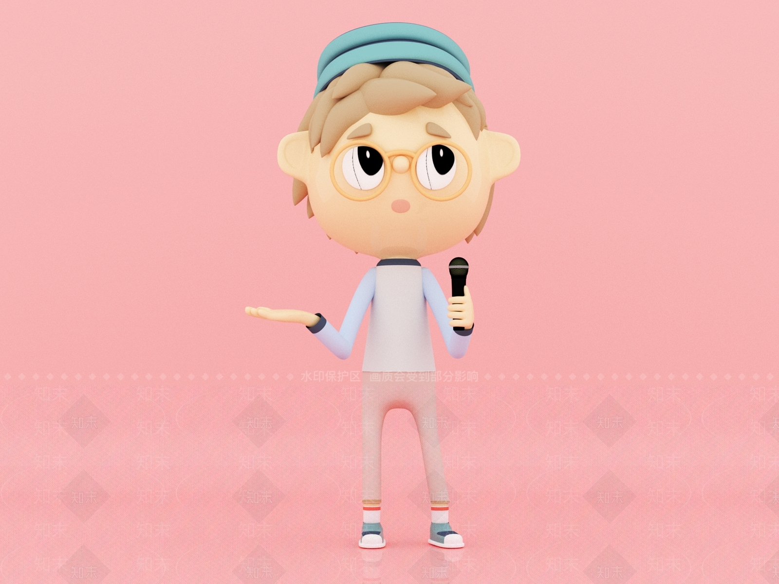 虚拟人物3D模型下载【ID:1195089747】
