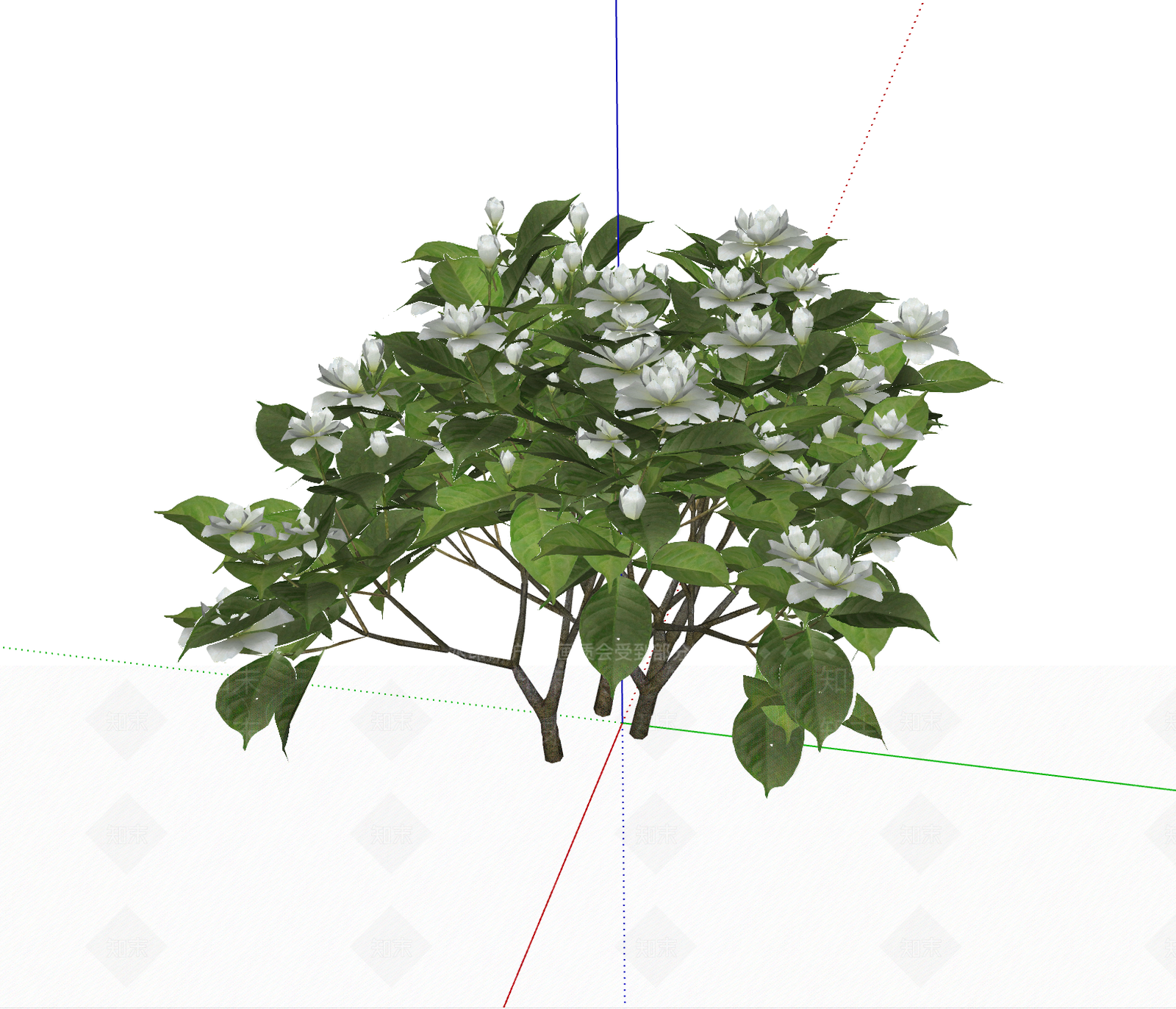 灌木SU模型下载【ID:1195092694】