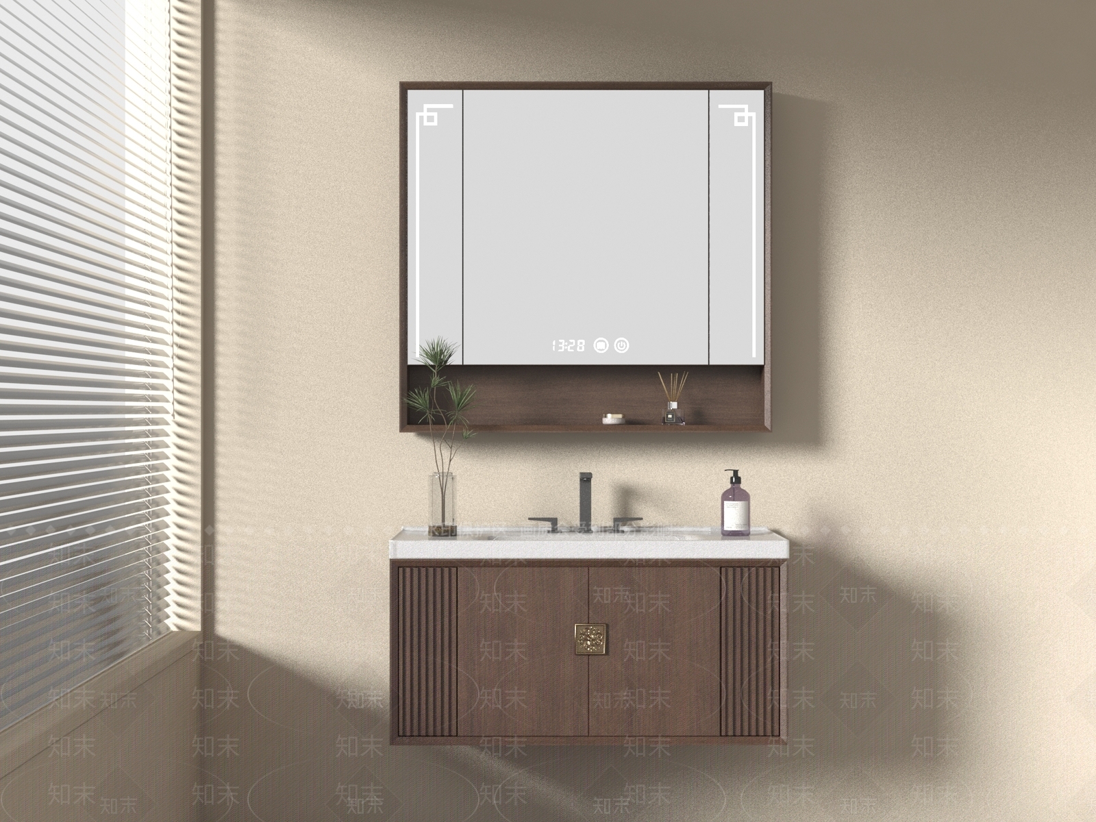 浴室柜3D模型下载【ID:1195095575】