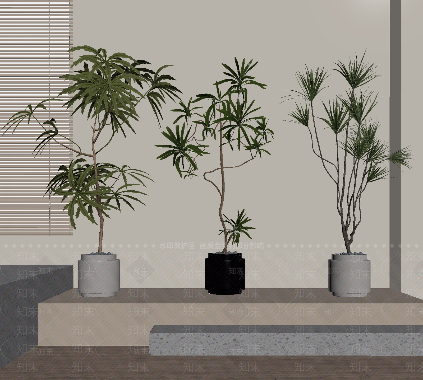 盆栽SU模型下载【ID:1195095627】