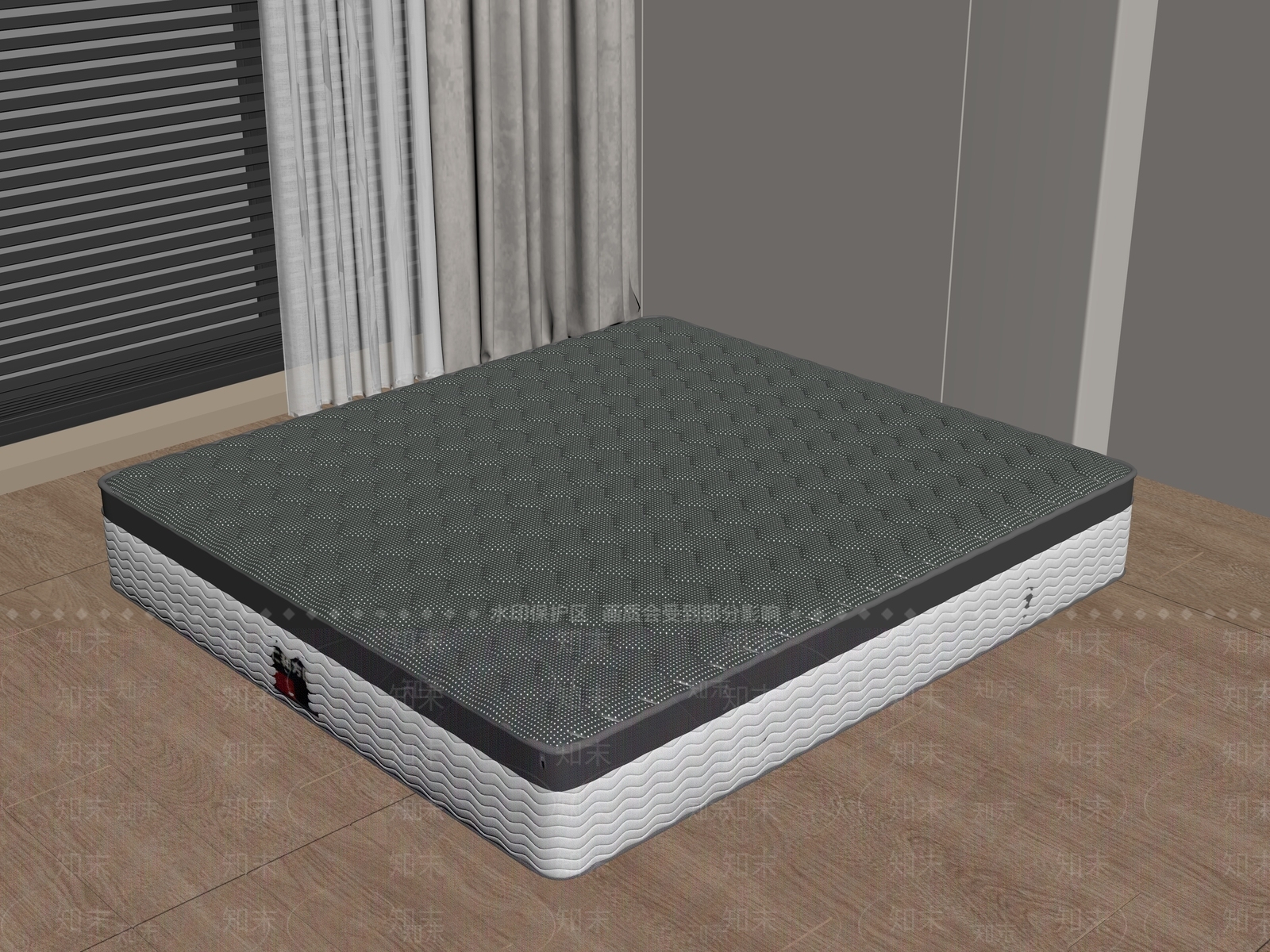 现代床品SU模型下载【ID:1195096839】