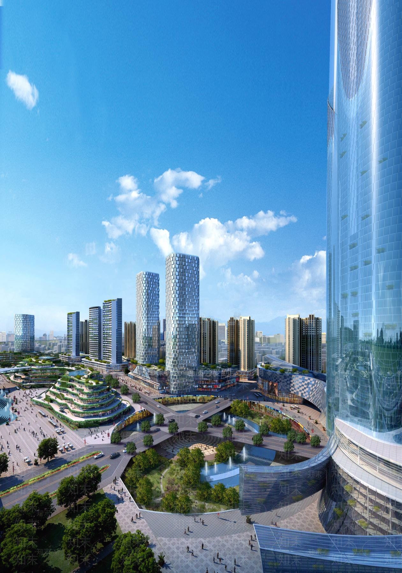 现代商场3D模型下载【ID:1195096978】