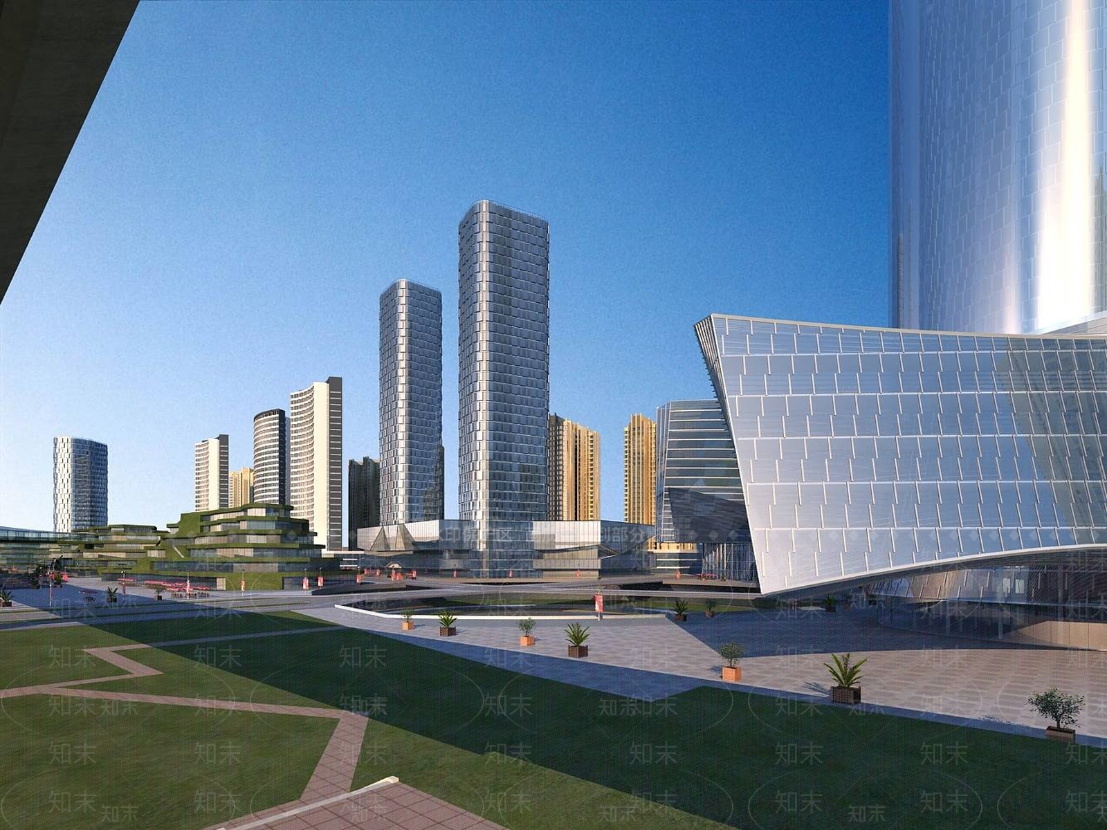 现代商场3D模型下载【ID:1195096978】