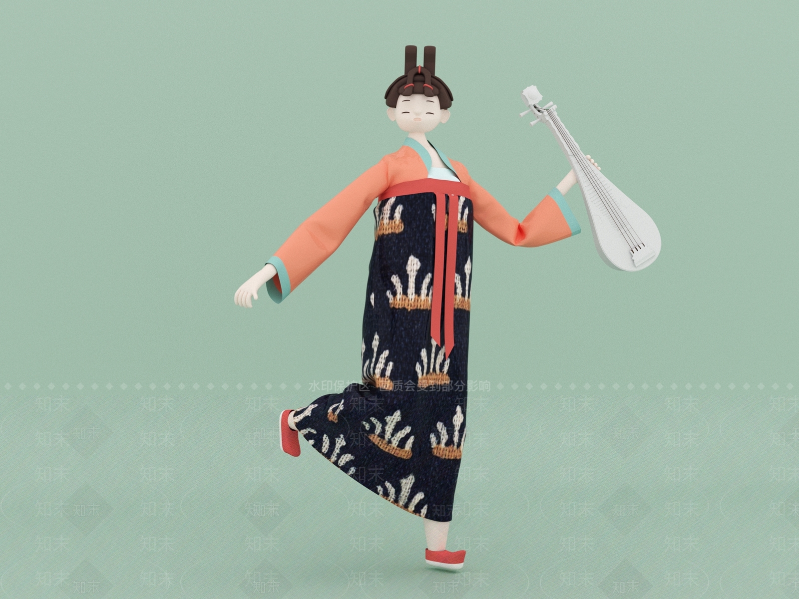 虚拟人物3D模型下载【ID:1195098916】
