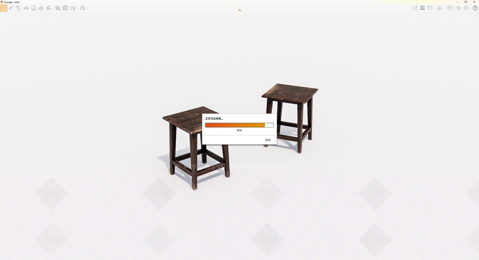 现代其他凳子SU模型下载【ID:1195099275】