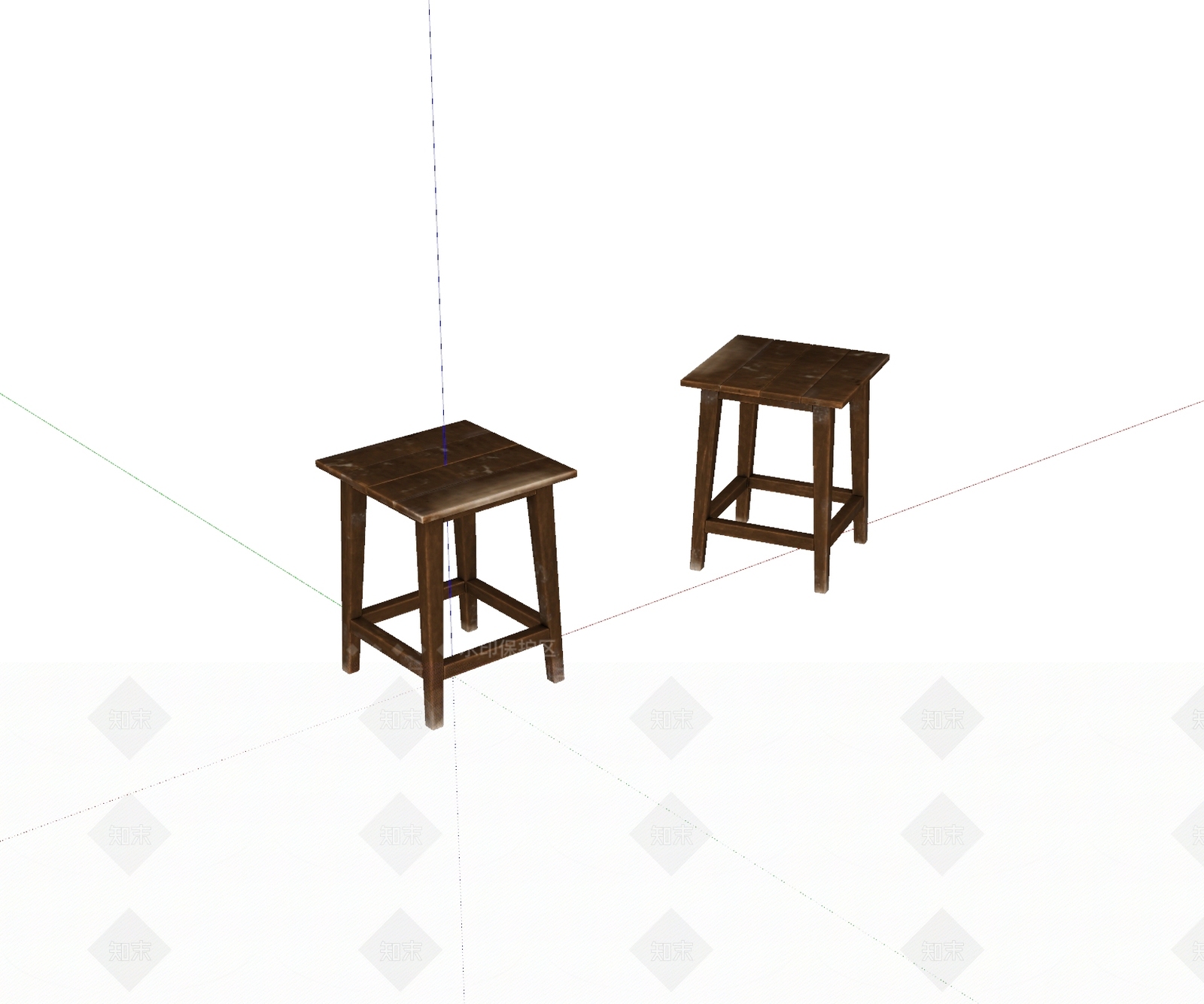 现代其他凳子SU模型下载【ID:1195099275】