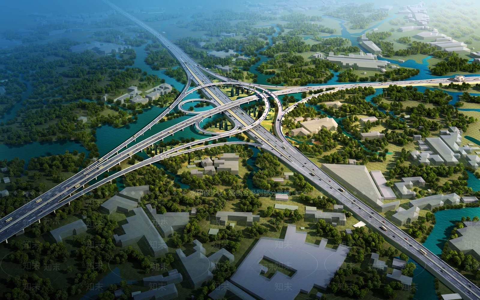现代桥3D模型下载【ID:1195100371】
