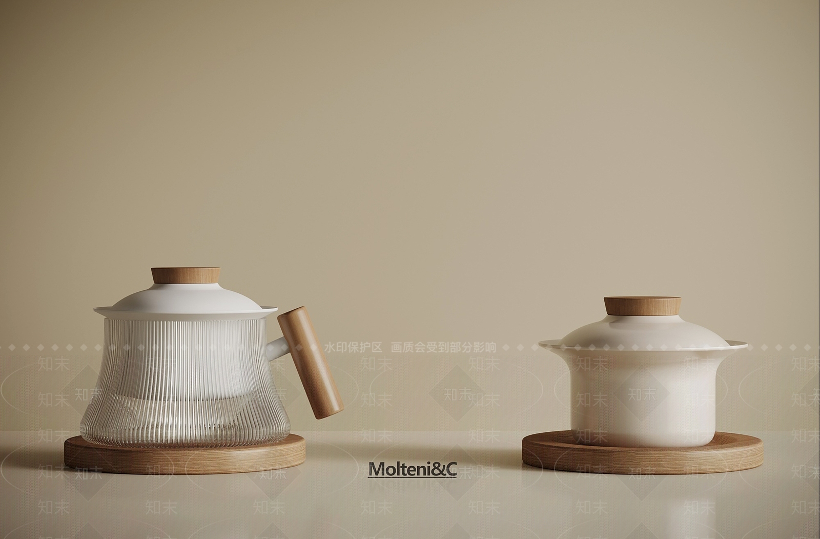 茶具SU模型下载【ID:1195102001】