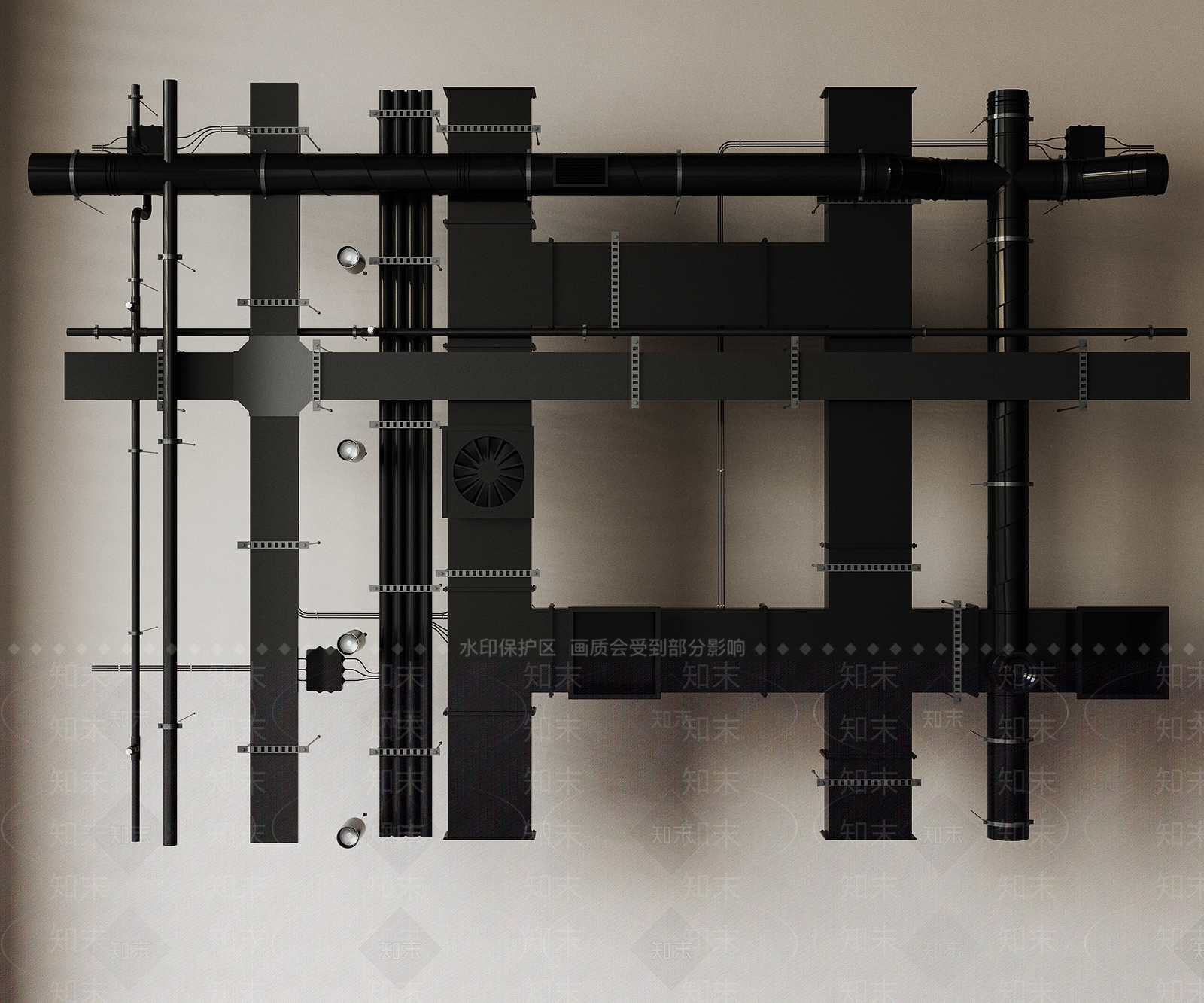 管道零件SU模型下载【ID:1195105701】