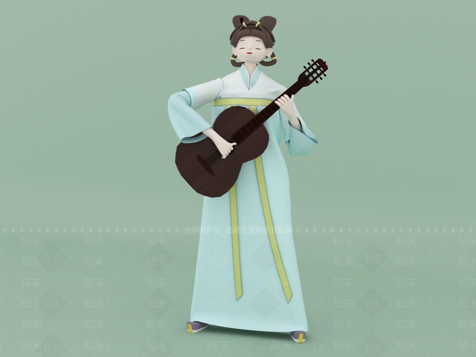 虚拟人物3D模型下载【ID:1195106365】