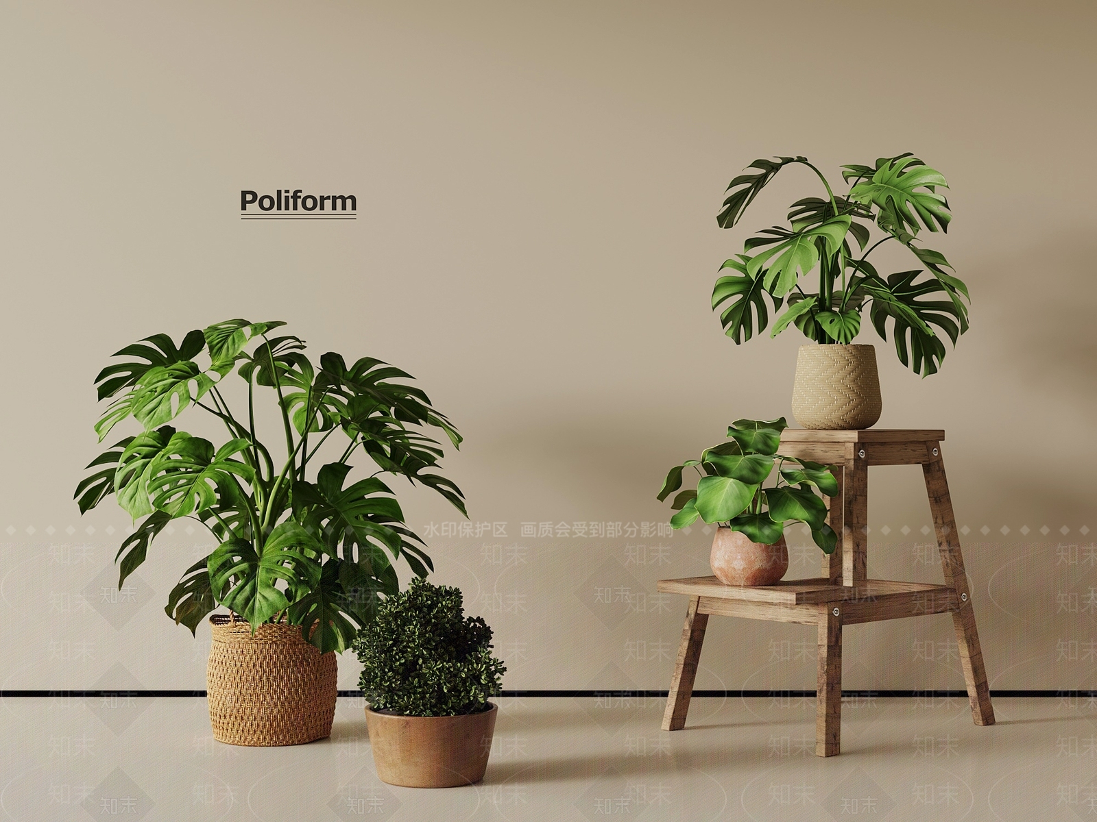 盆栽SU模型下载【ID:1195108428】